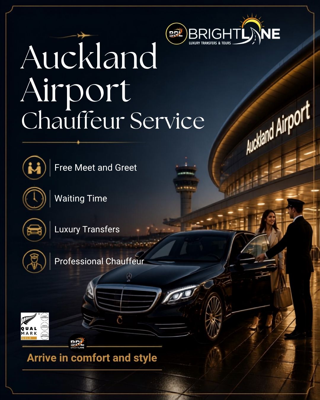 Brightlane Chauffeur & Tours Service Facebook ad