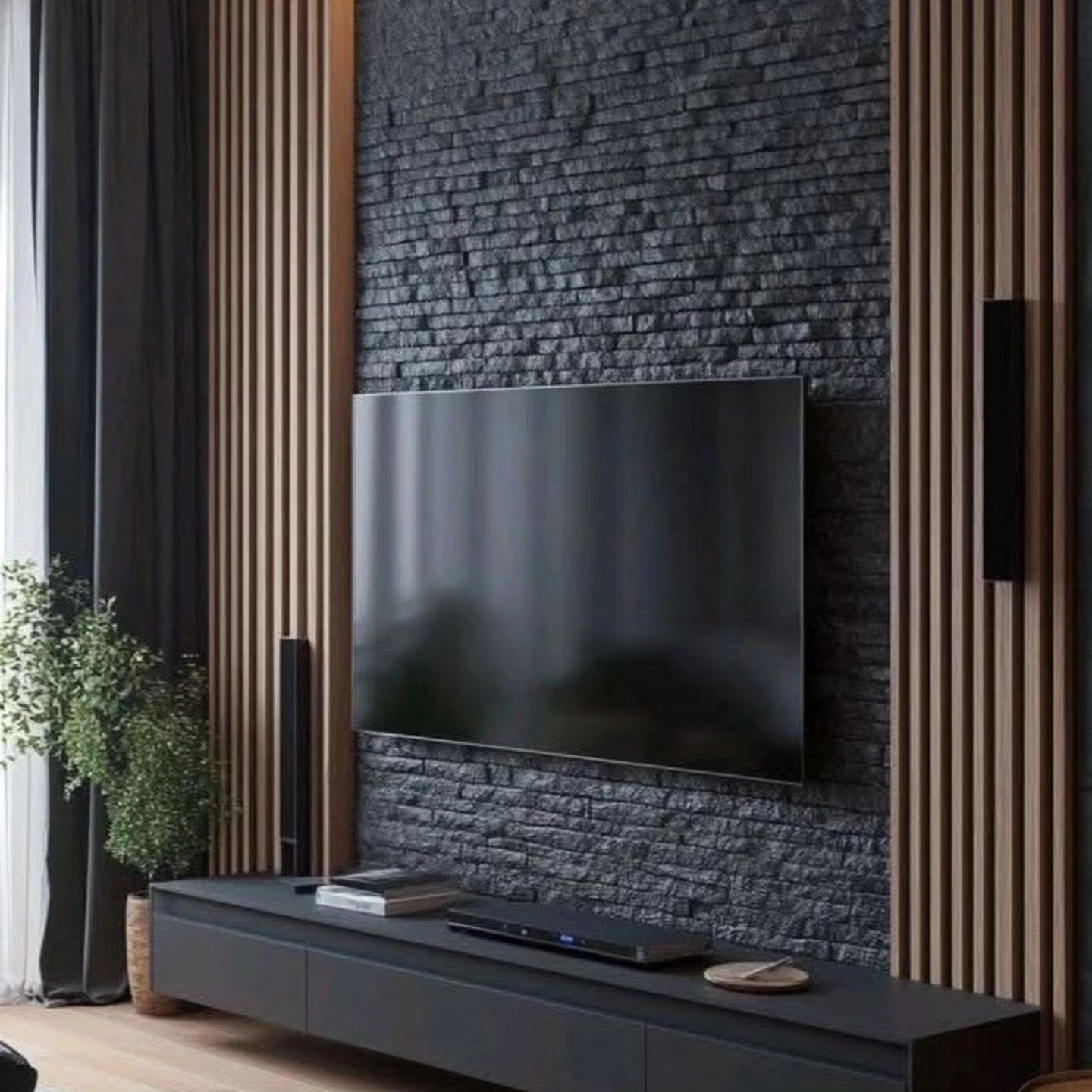 Aesthetic Feature Walls Facebook ad: Elevate your living space with a statement wall…