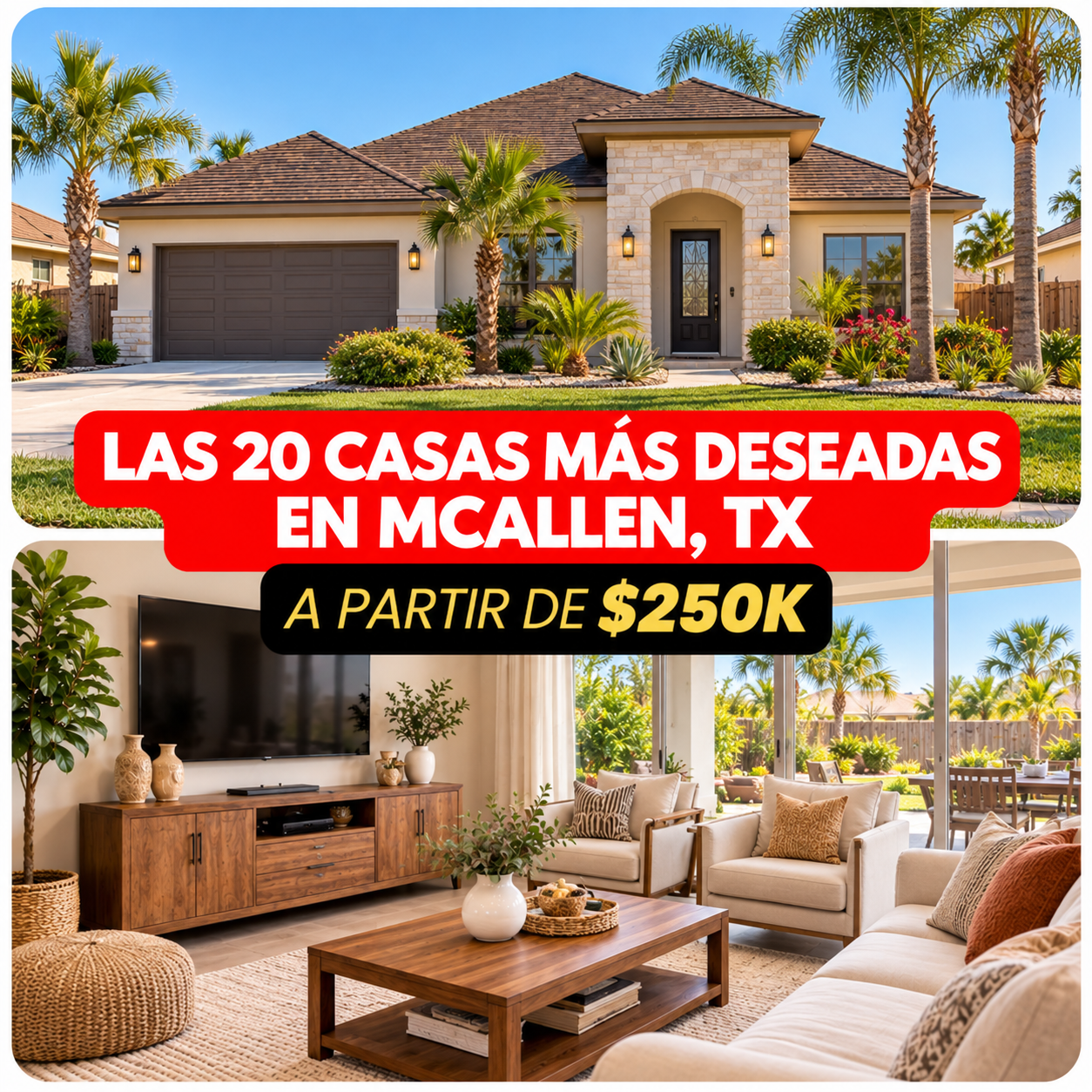 Kings Landing Real Estate Financing Facebook ad: Llevas Años Rentando por Información Falsa.