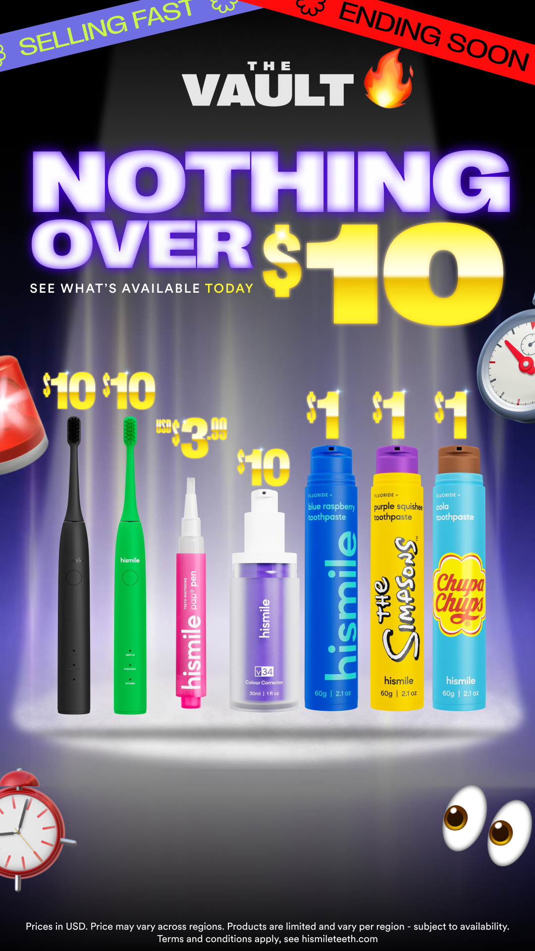 Hismile Facebook ad