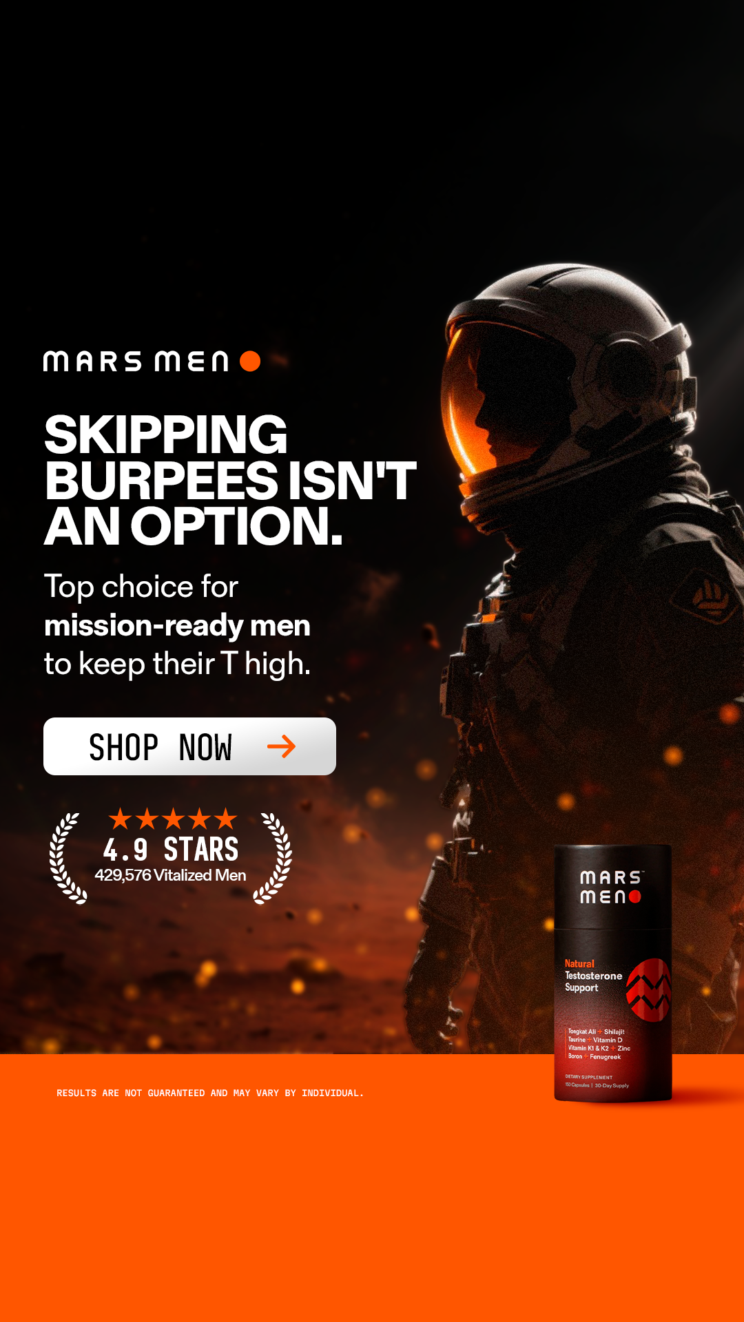 Mars Men Facebook ad