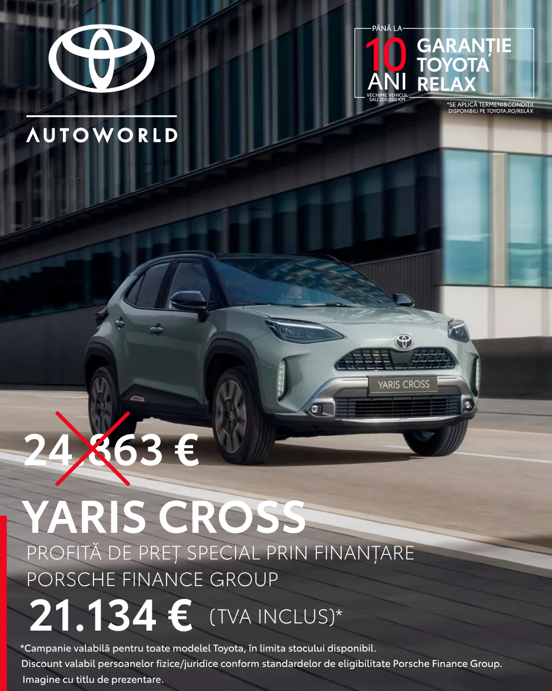 Toyota Cluj Vest Facebook ad: Yaris Cross - 21.134 euro