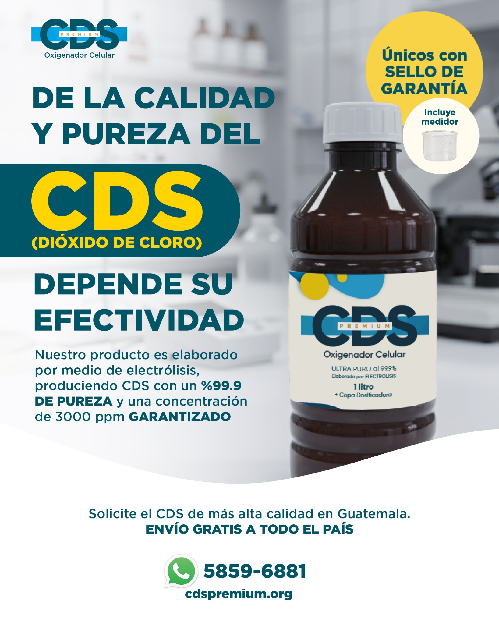 Zeolita Premium Facebook ad: Evíanos un mensaje