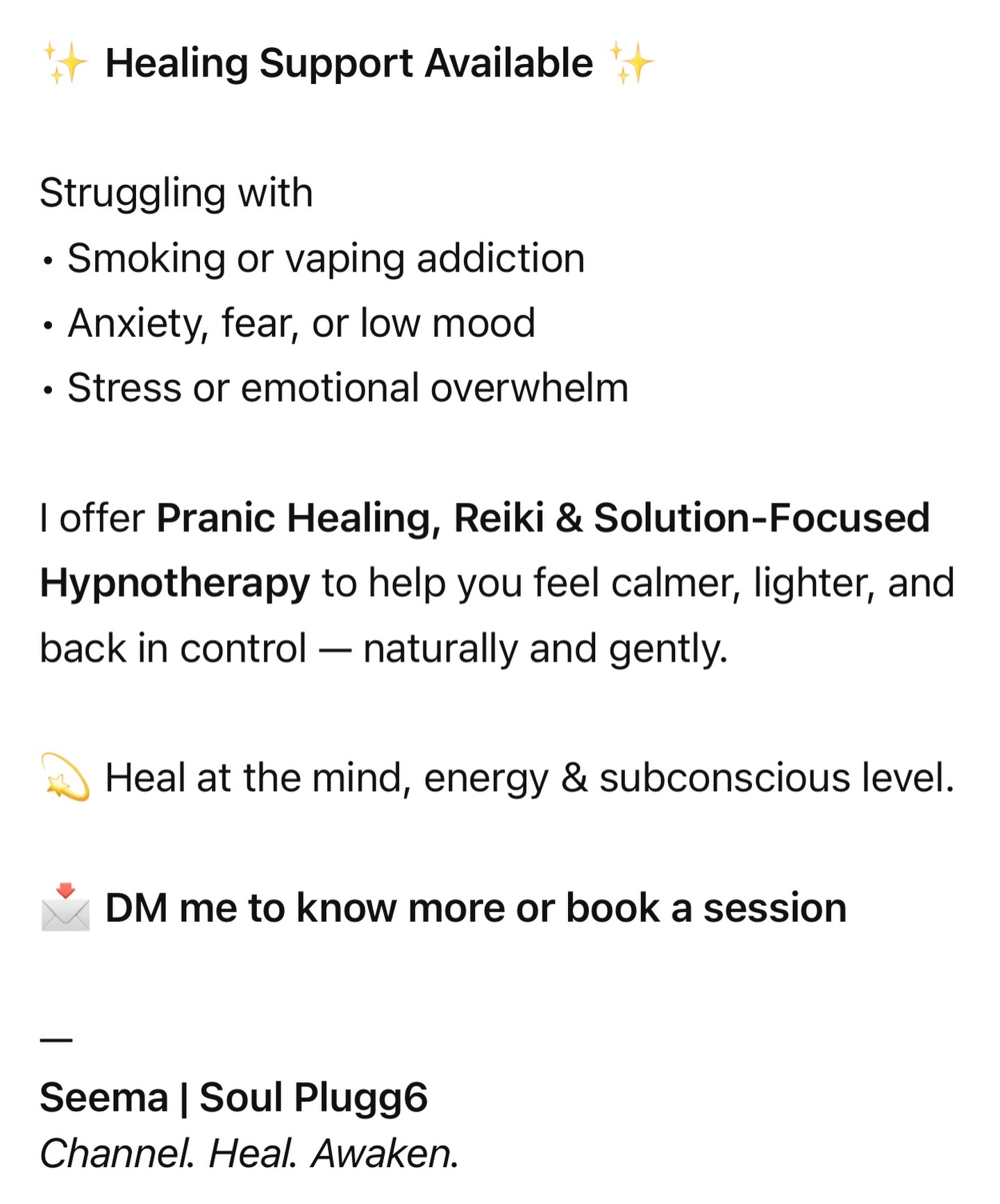 soulplugg6 Facebook ad: Ready to Heal from Within?