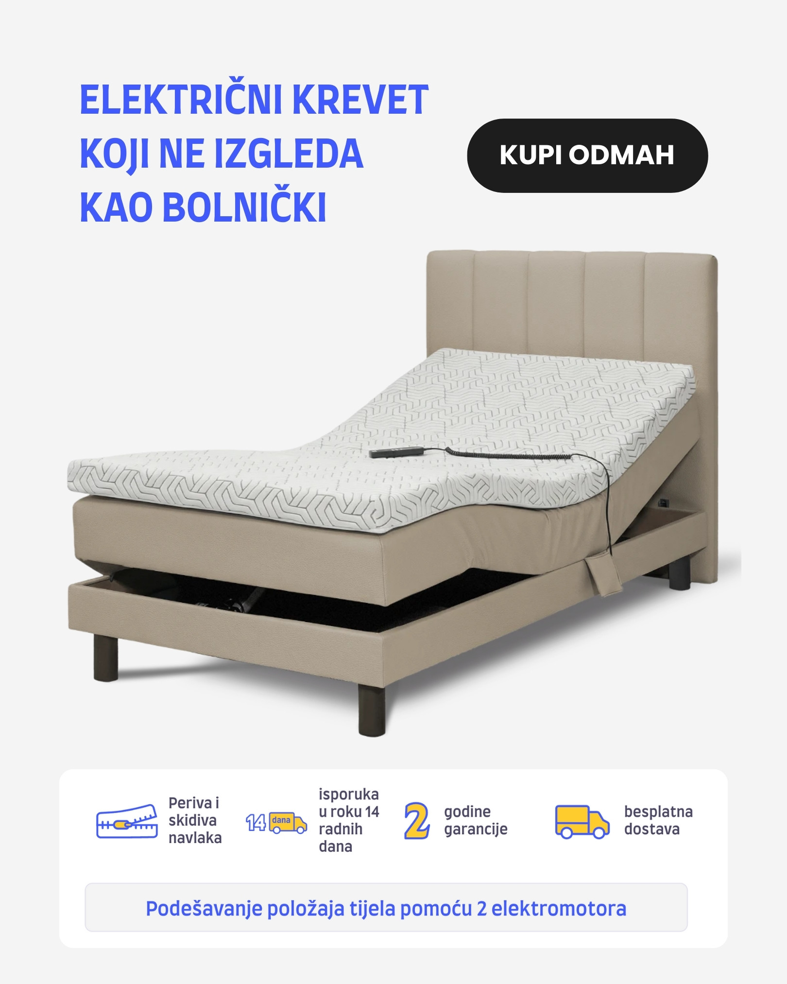 Casper Dreams Facebook ad: Aktiviraj kod za popust!