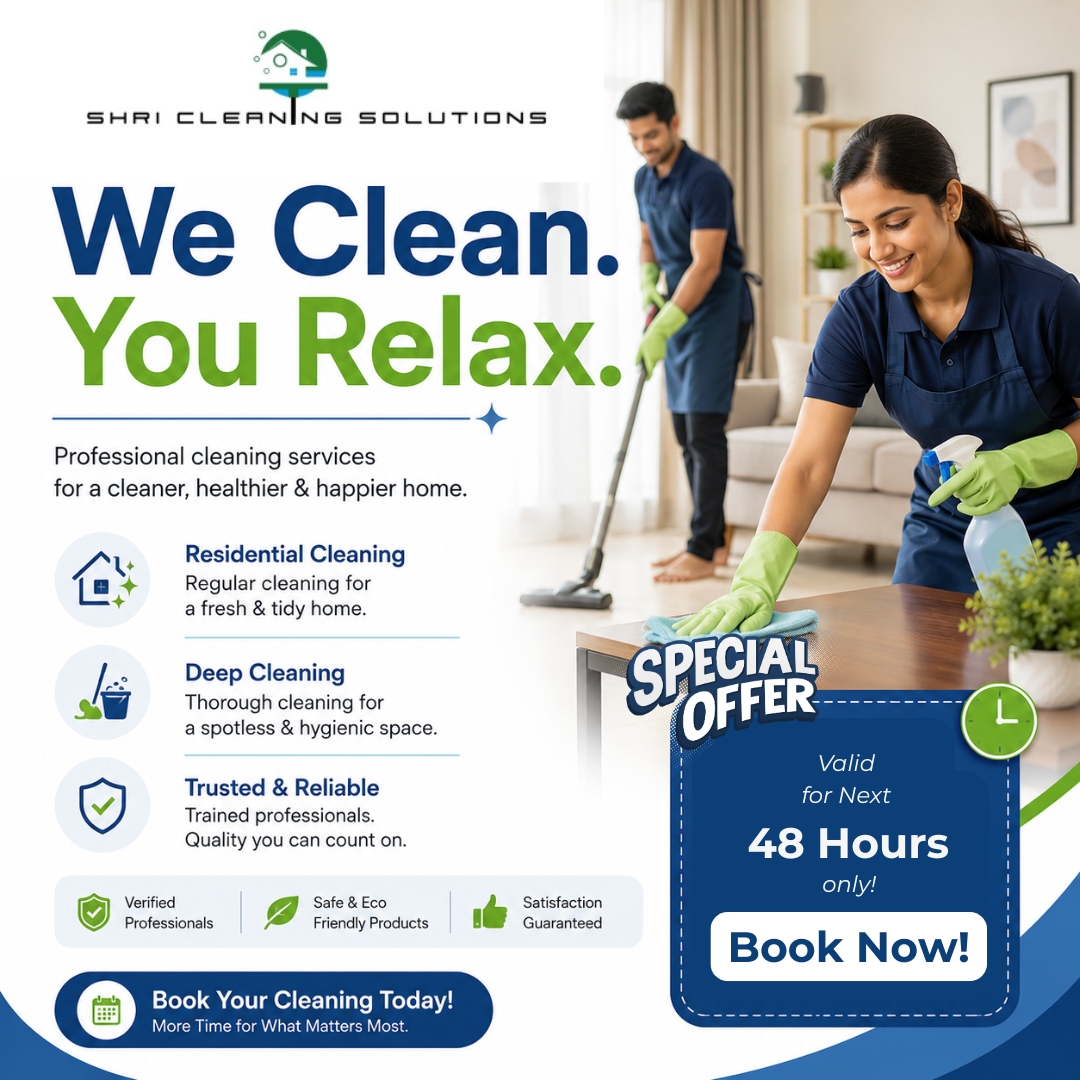 Sri Cleaning Solutions Facebook ad