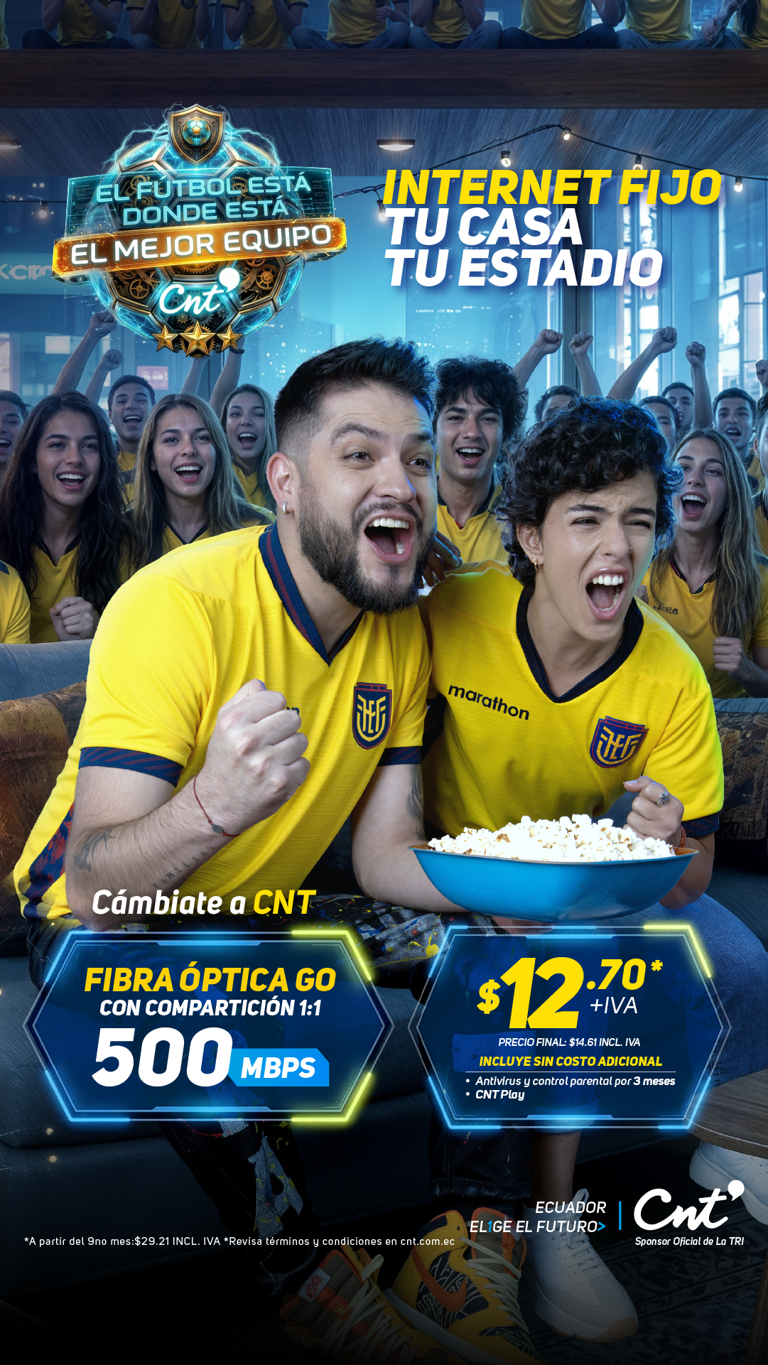 CNT Ecuador Facebook ad