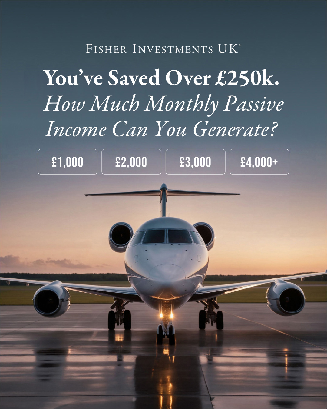 Fisher Investments UK Facebook ad