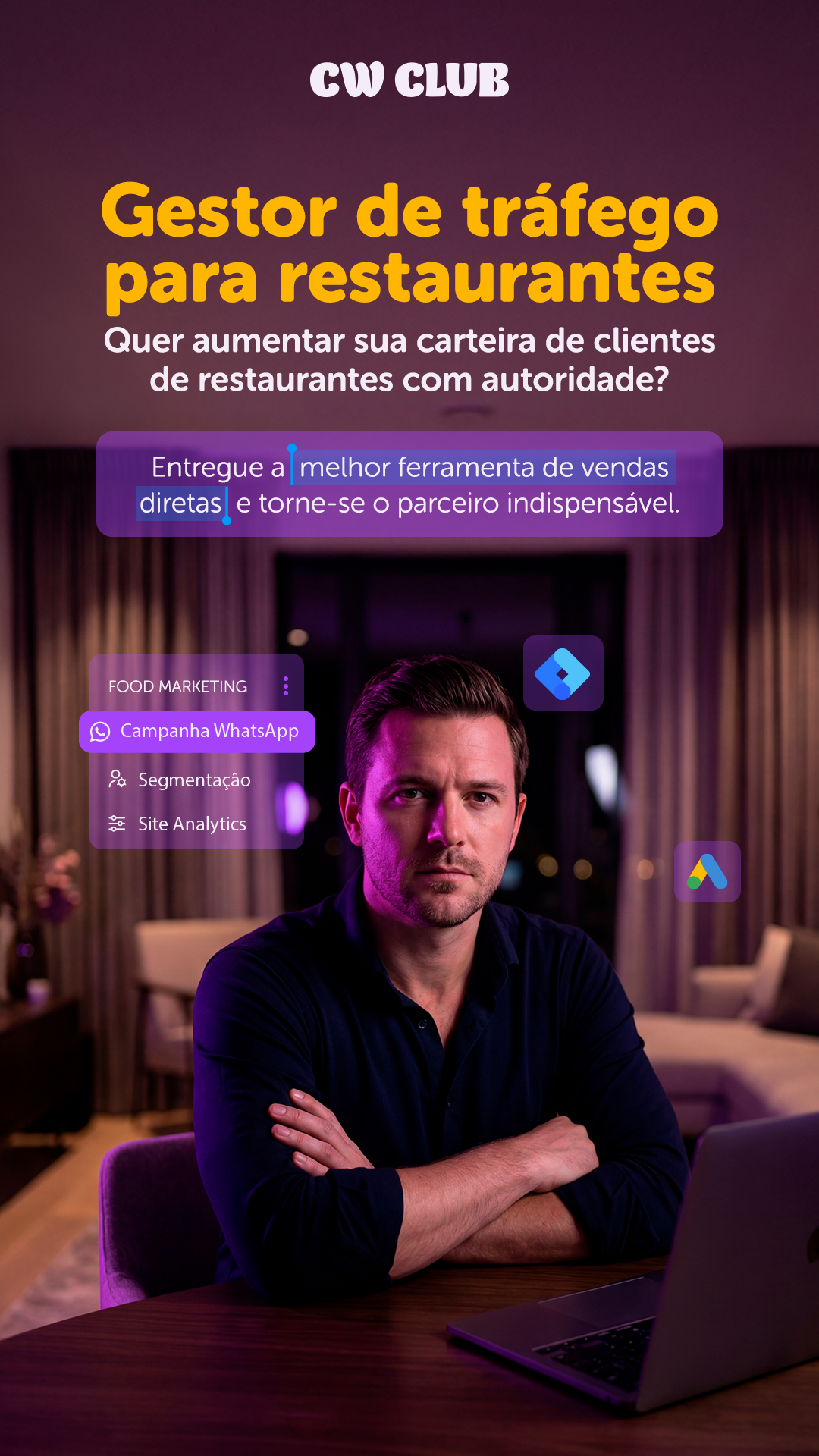 Cardápio Web Facebook ad
