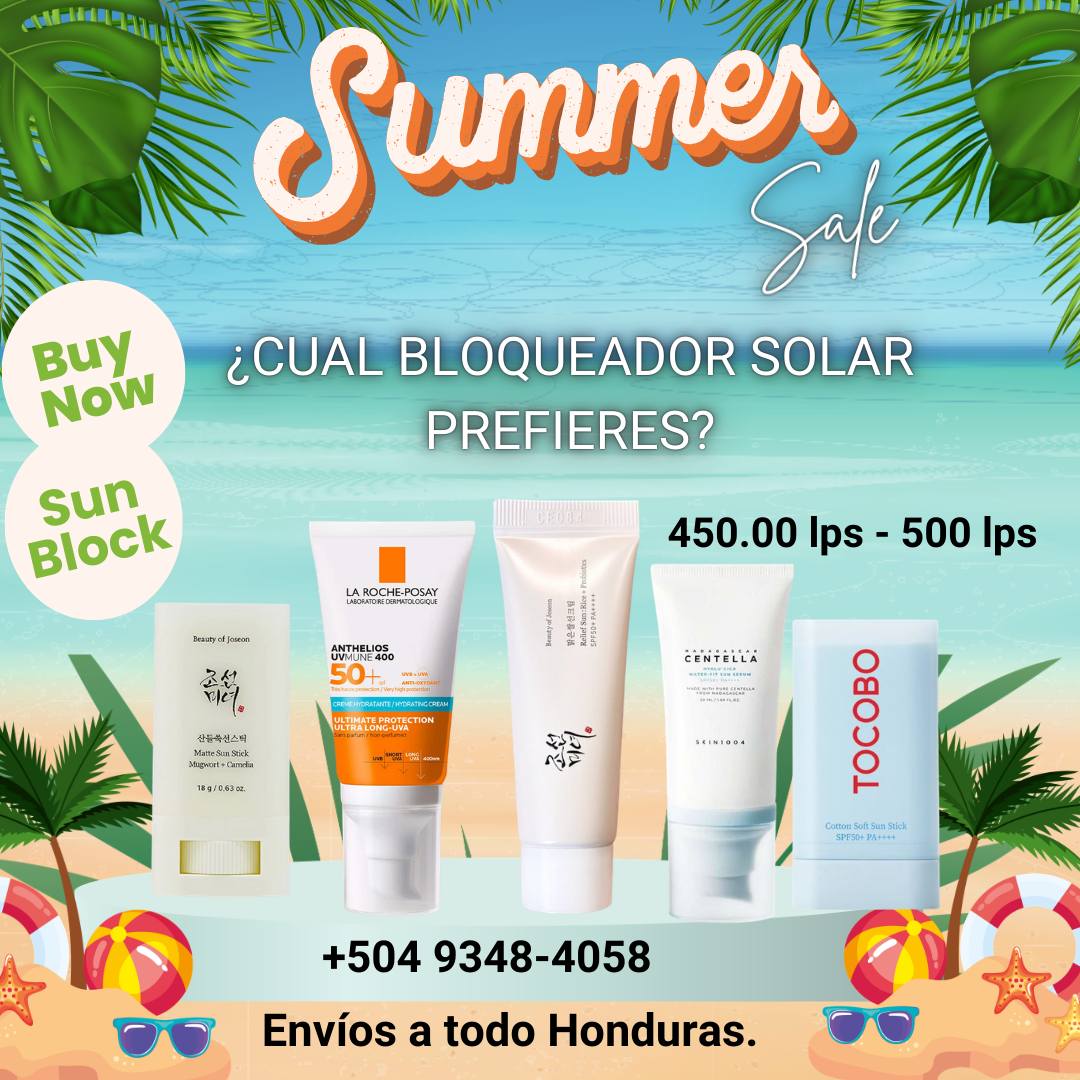 Santiny's Facebook ad: ¿Todavía no encuentras tu bloqueador ideal?