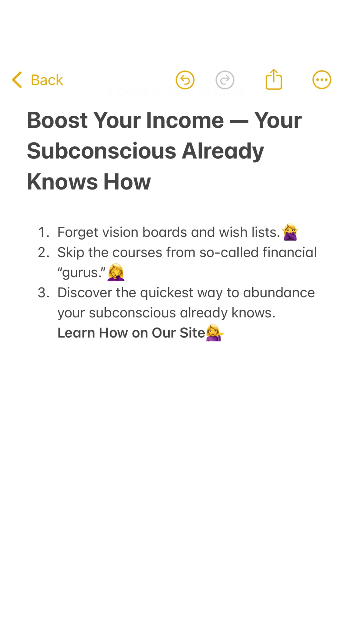 Mindful Line Facebook ad