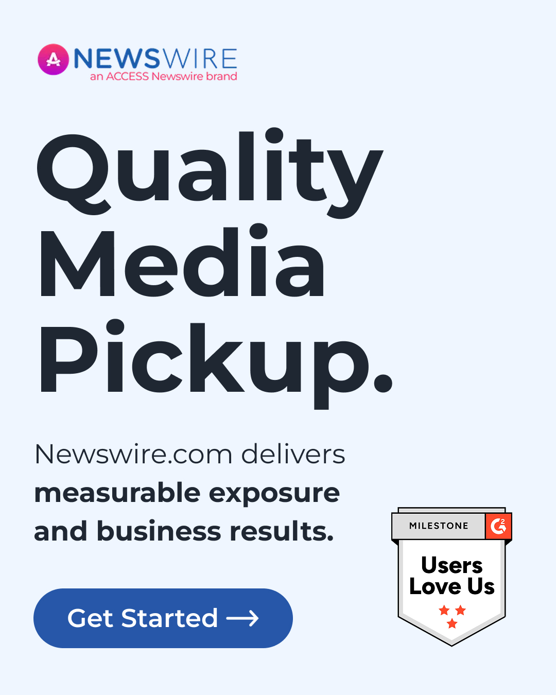 Newswire.com Facebook ad