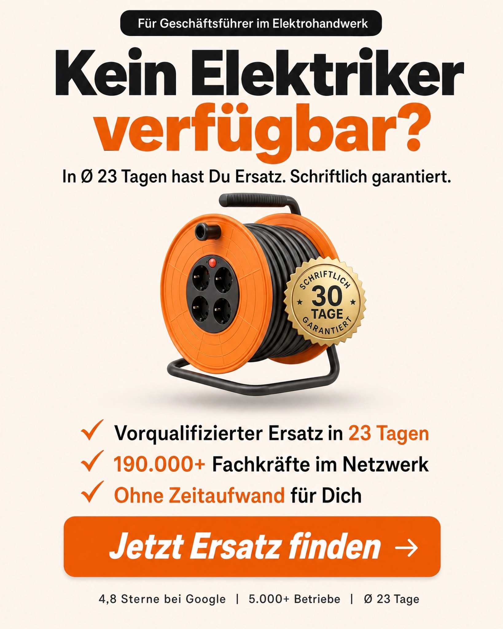 Candidate Flow GmbH - Recruitingpartner für Handwerk, Bau und Industrie Facebook ad