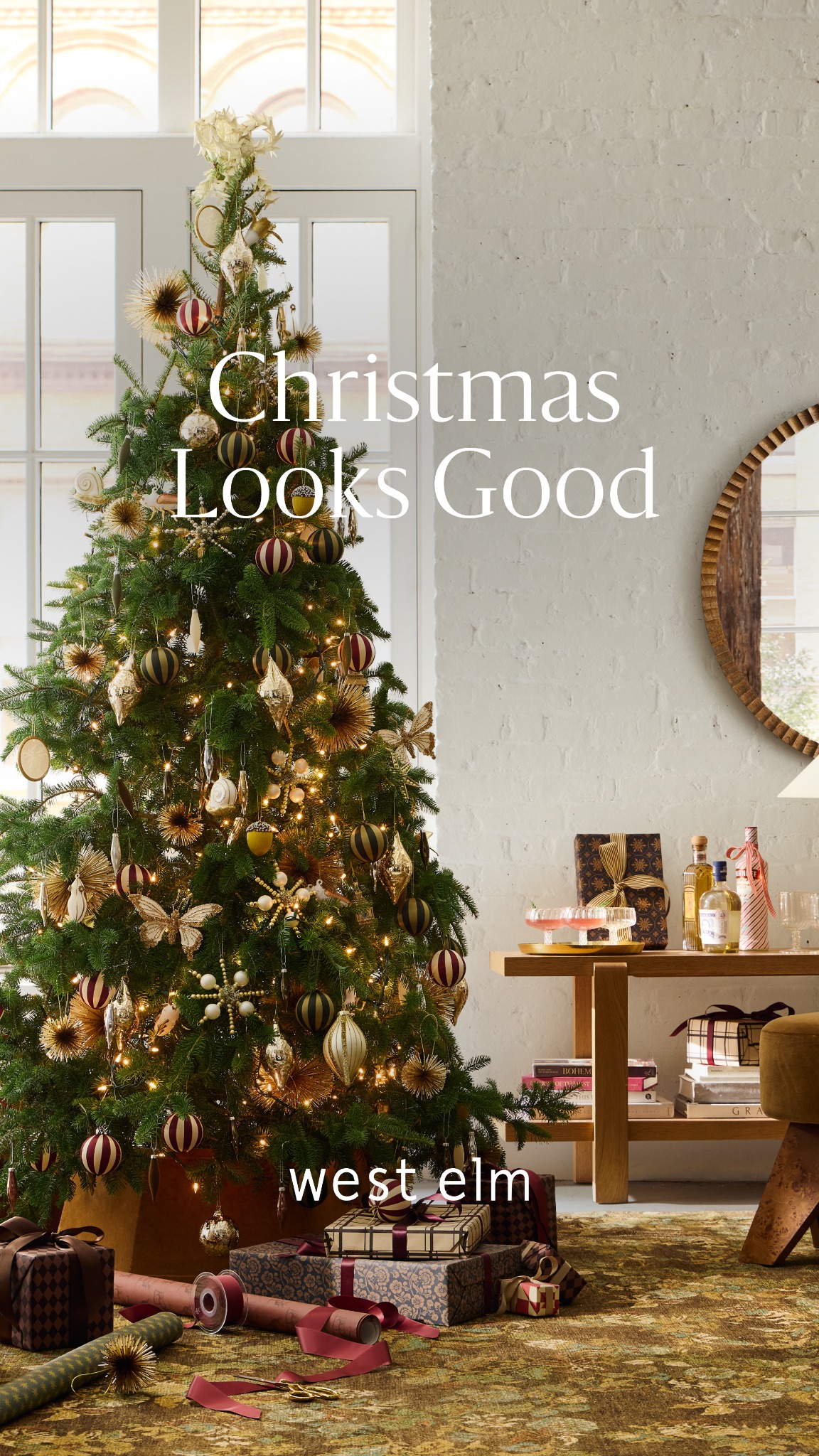 West Elm Facebook ad: The Holiday Shop