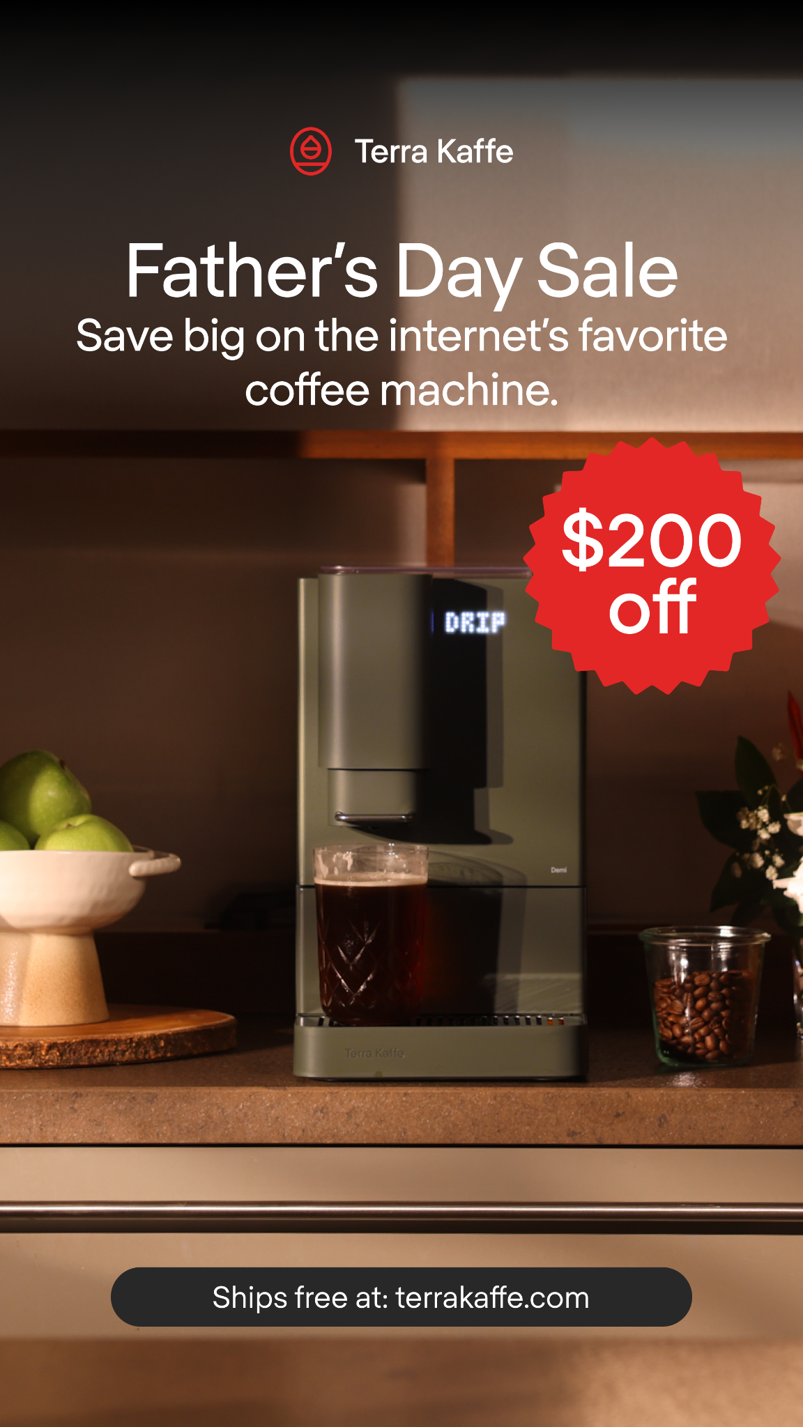 Terra Kaffe Facebook ad from Jun 17, 2026