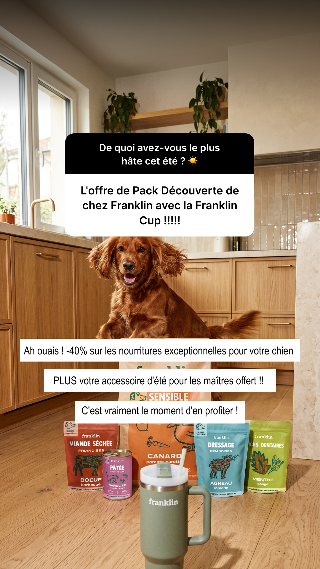 Franklin Pet Food Facebook ad