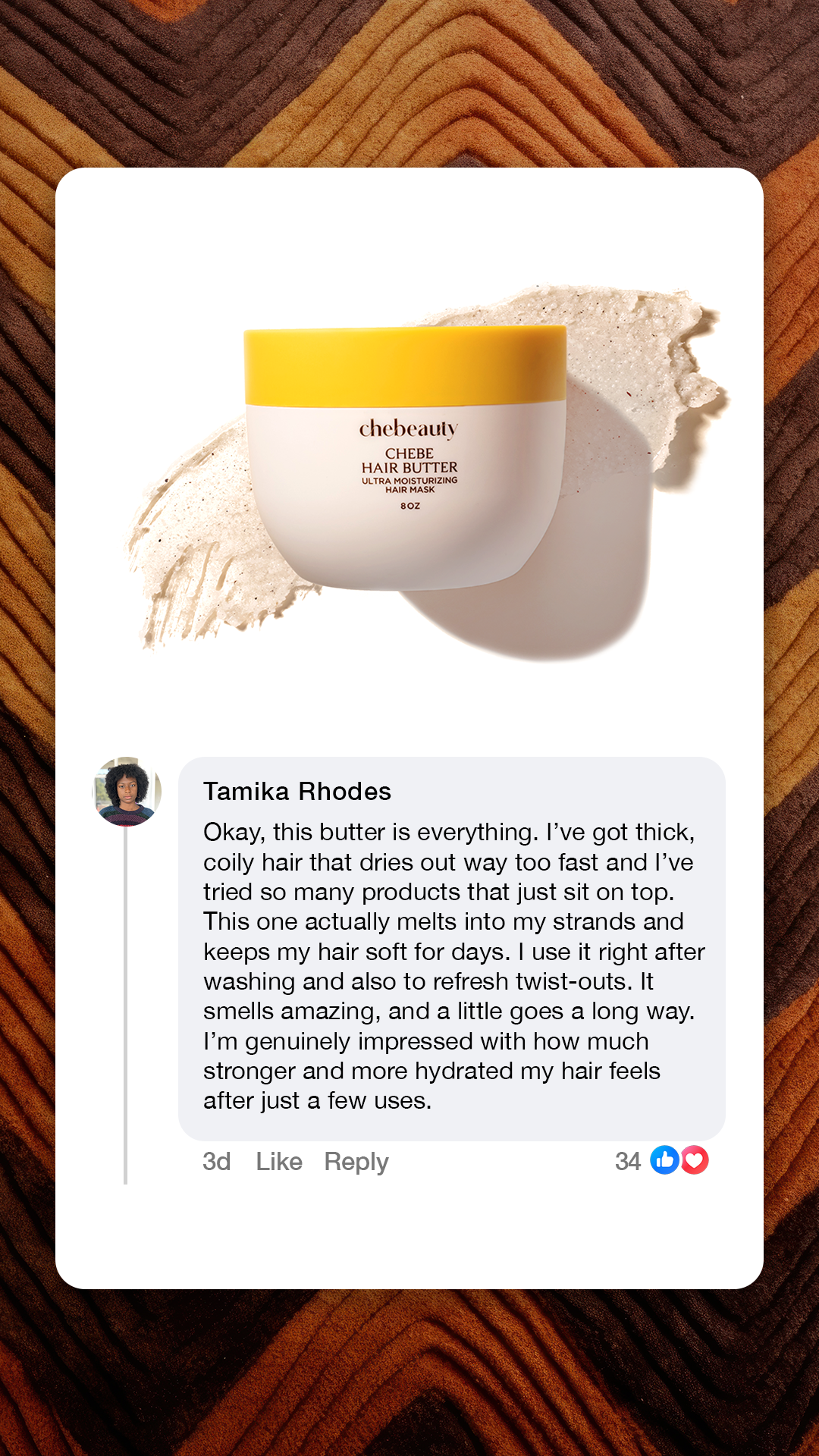 Chebeauty Facebook ad from Mar 5, 2026