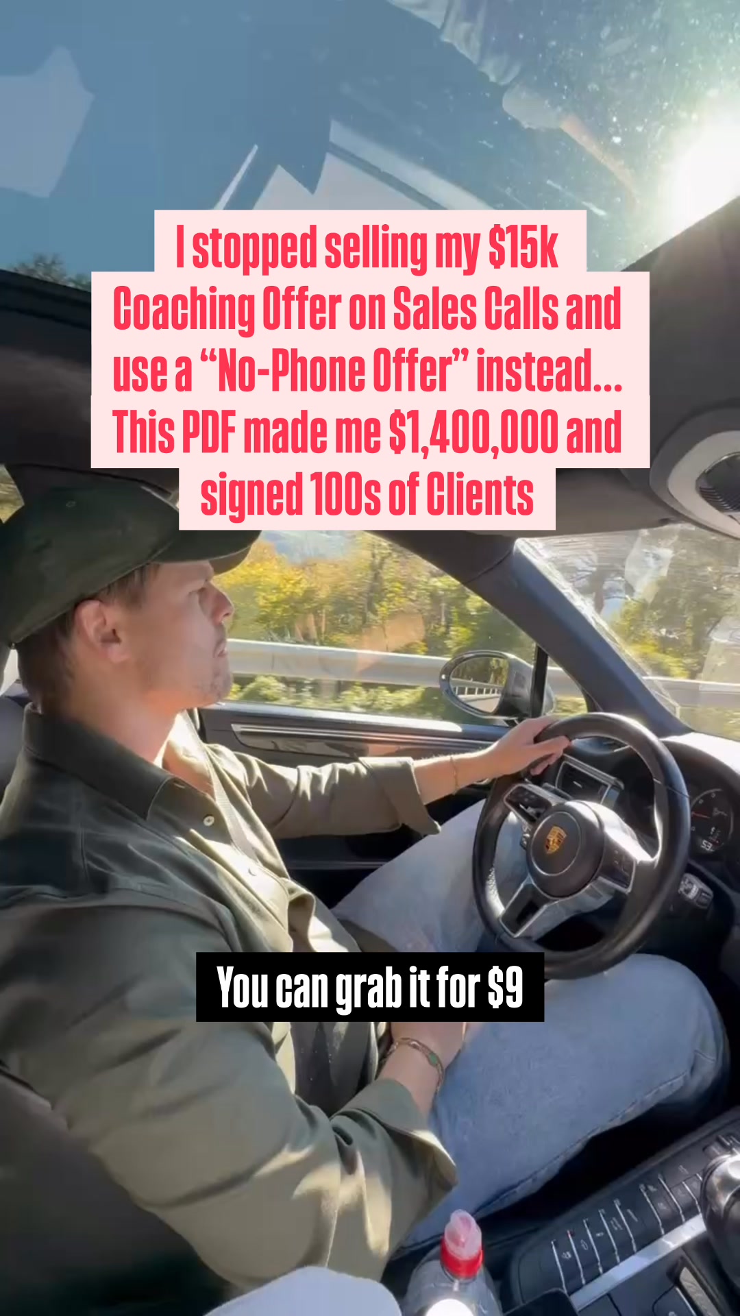 Miles Stutz - 4-Hour Consultant Facebook ad: Skip Sales Calls by Fixing your Offer