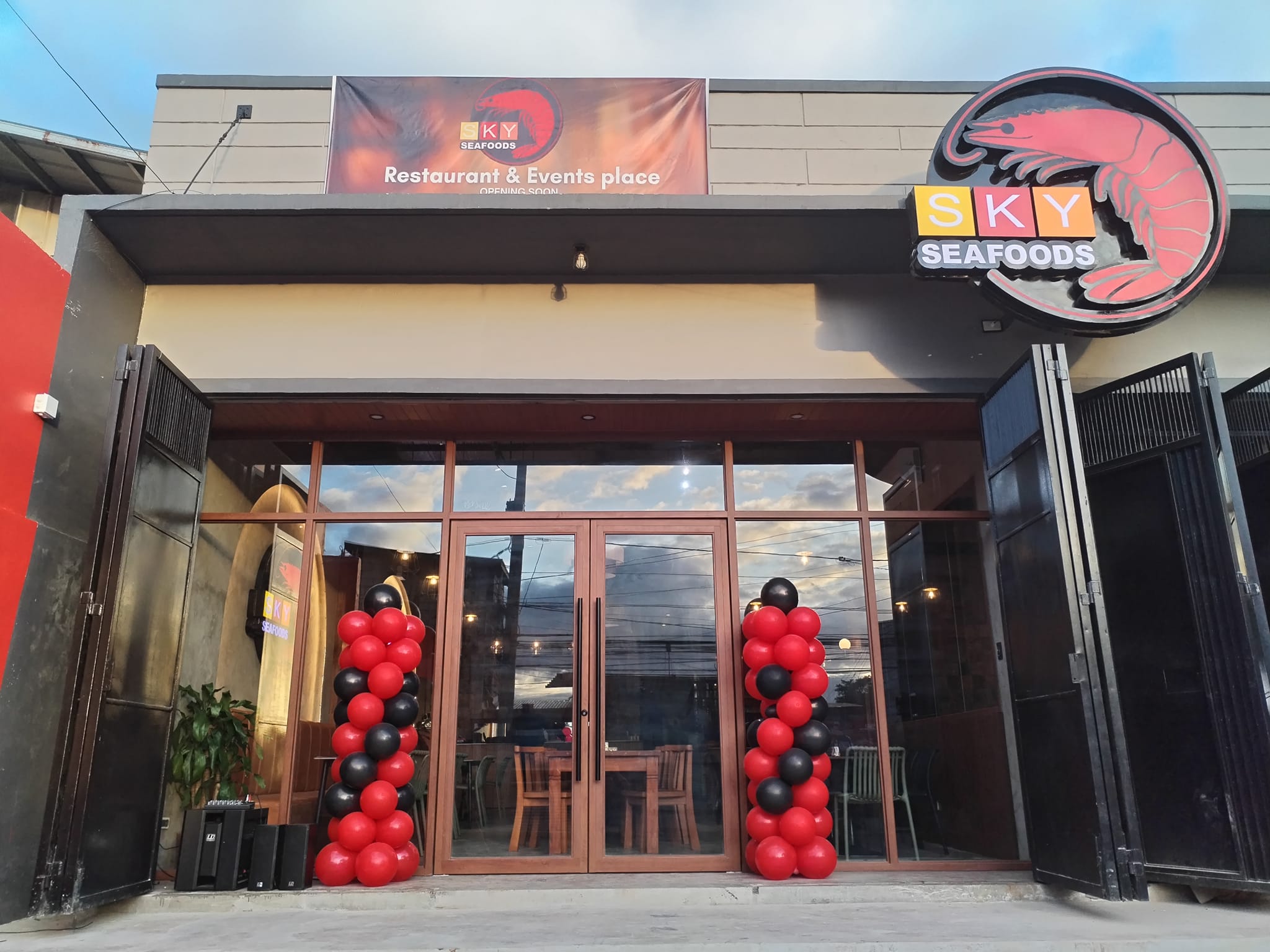 Sky Seafoods Restaurant & Events Place - Zapote rd. Facebook ad