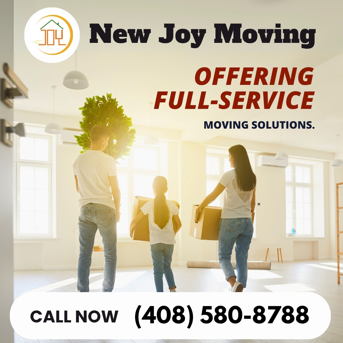 New Joy Moving Company Inc. 新喜悦搬家公司 Facebook ad