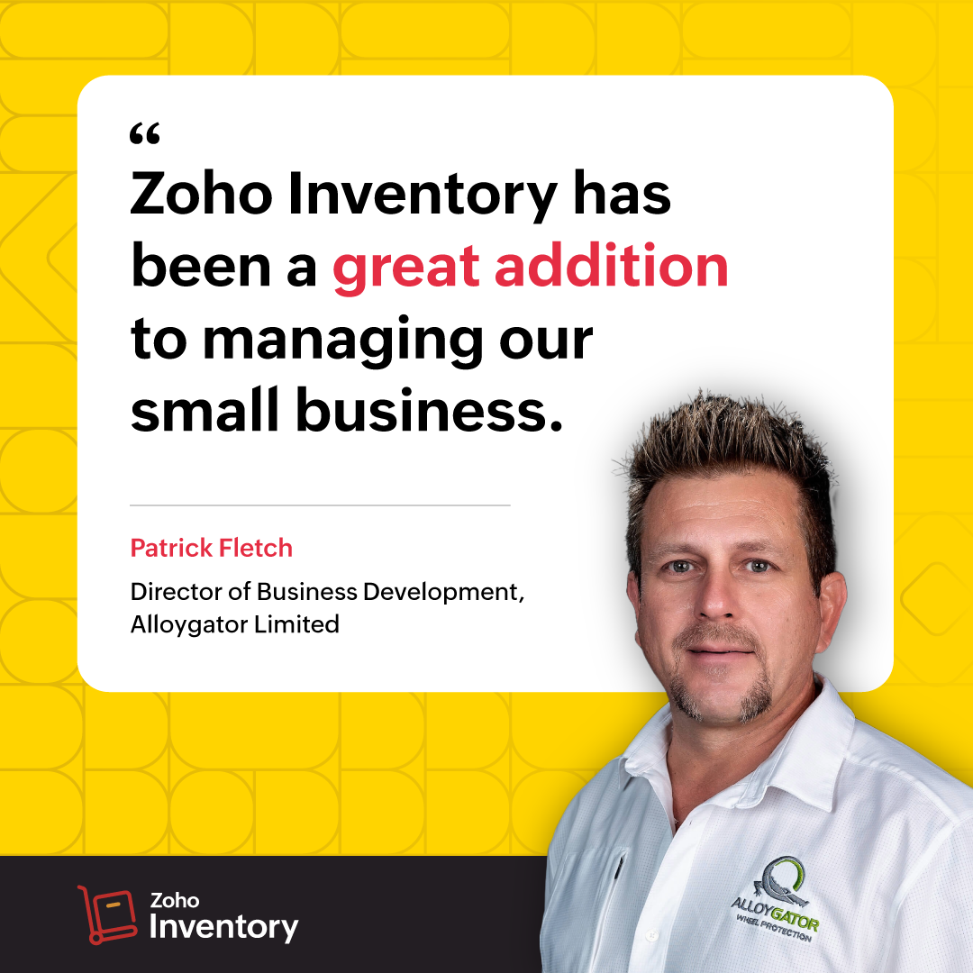 Zoho Inventory Facebook ad: Streamline with Zoho Inventory