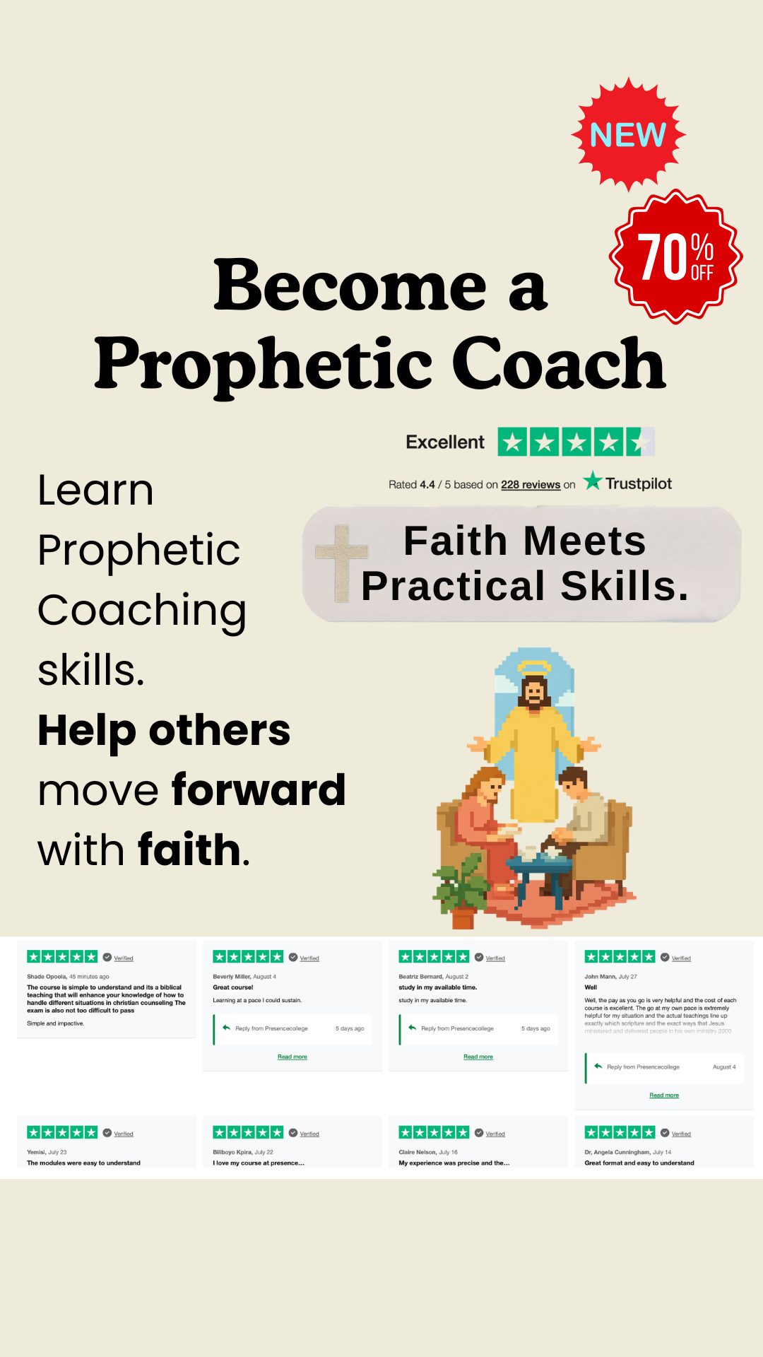 Presence College Facebook ad
