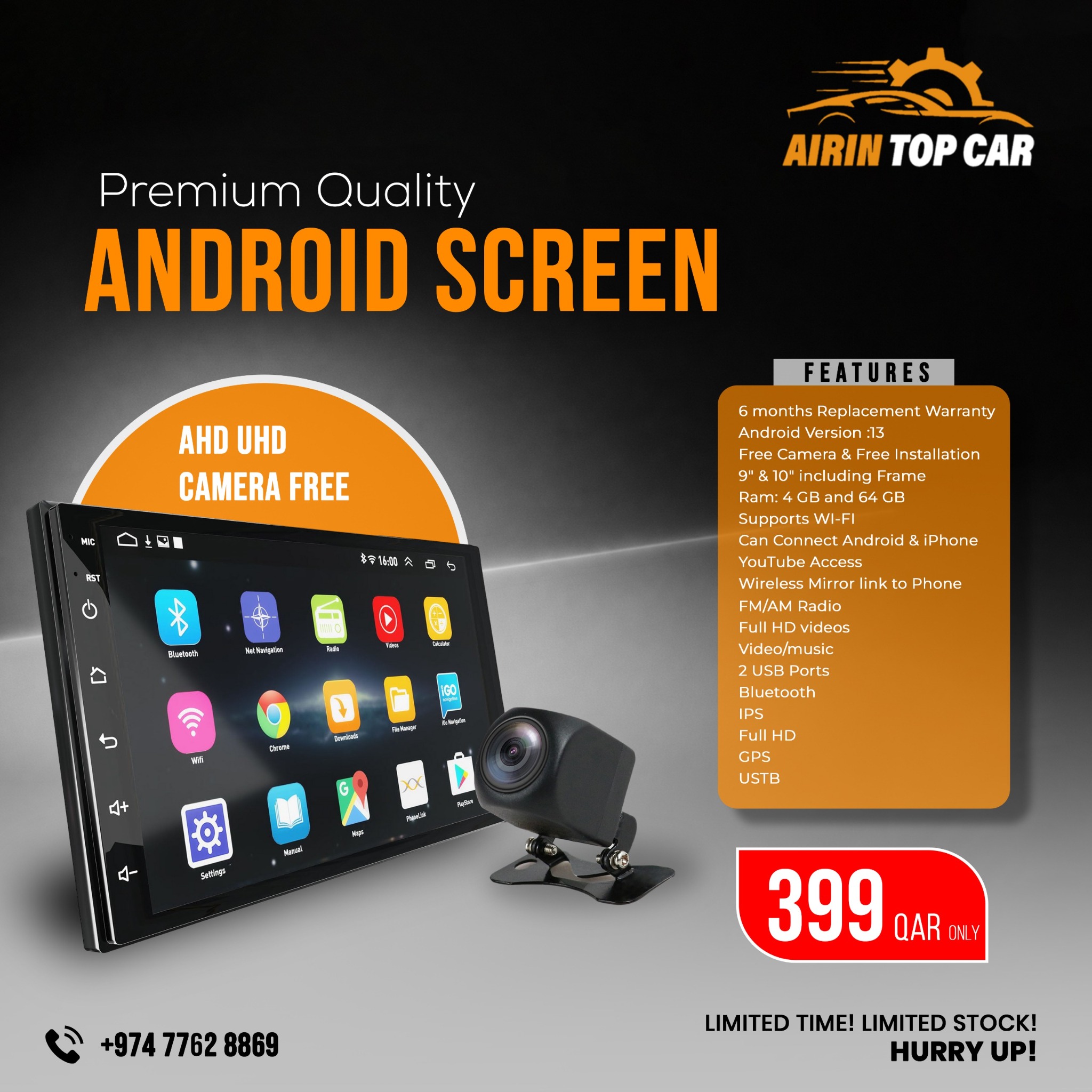 AIRIN top Car Accessories Qatar Facebook ad
