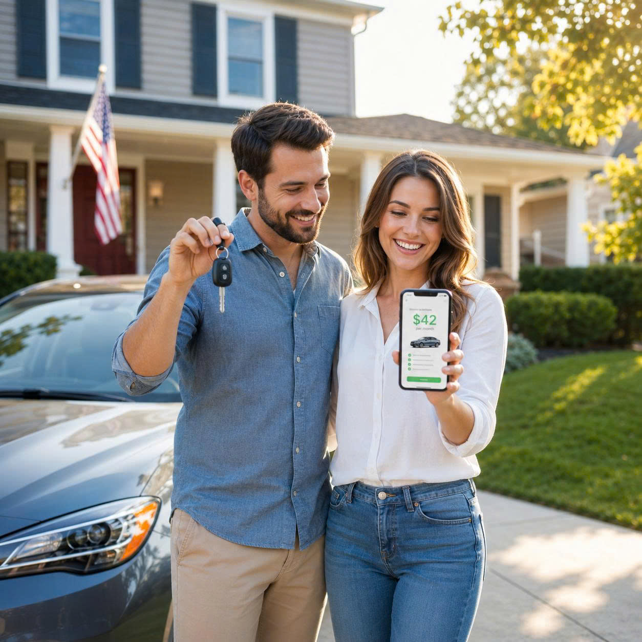 Trusted Car Insurance Facebook ad from Jun 10, 2026