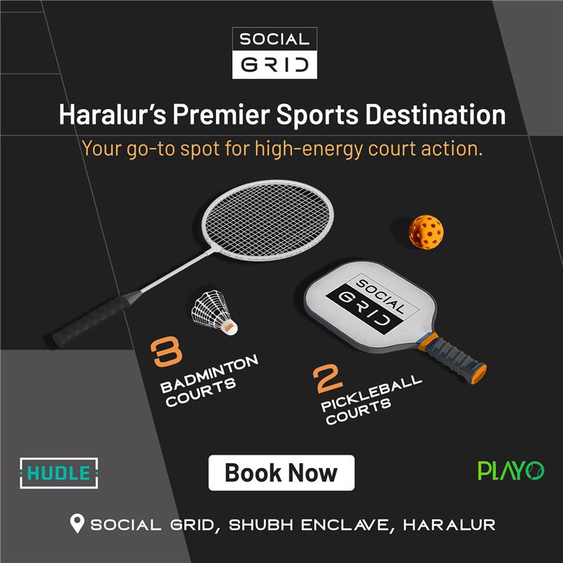 Social Grid Facebook ad: Step into nonstop action at Social Grid, Haralur…