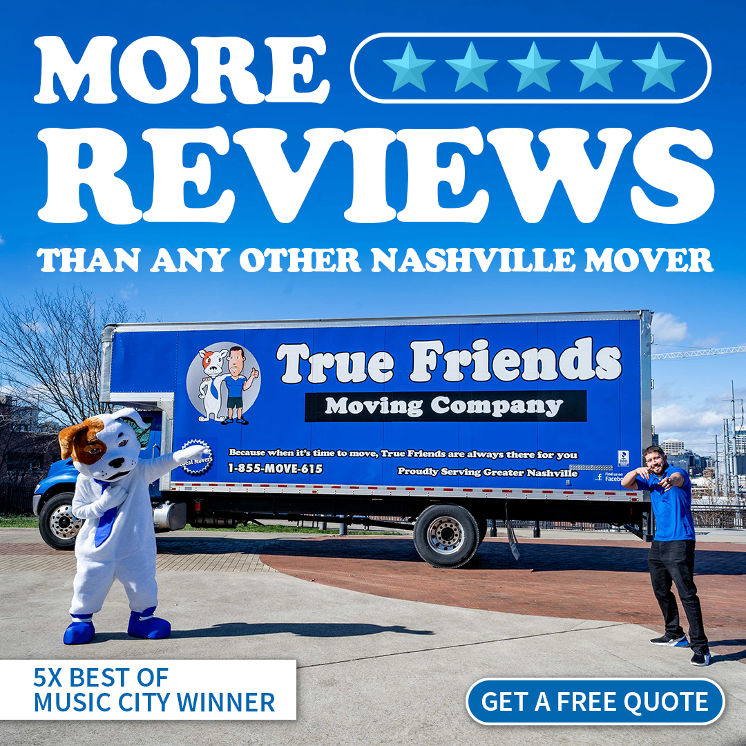True Friends Moving Company Facebook ad: Nashville’s 5-Star Movers