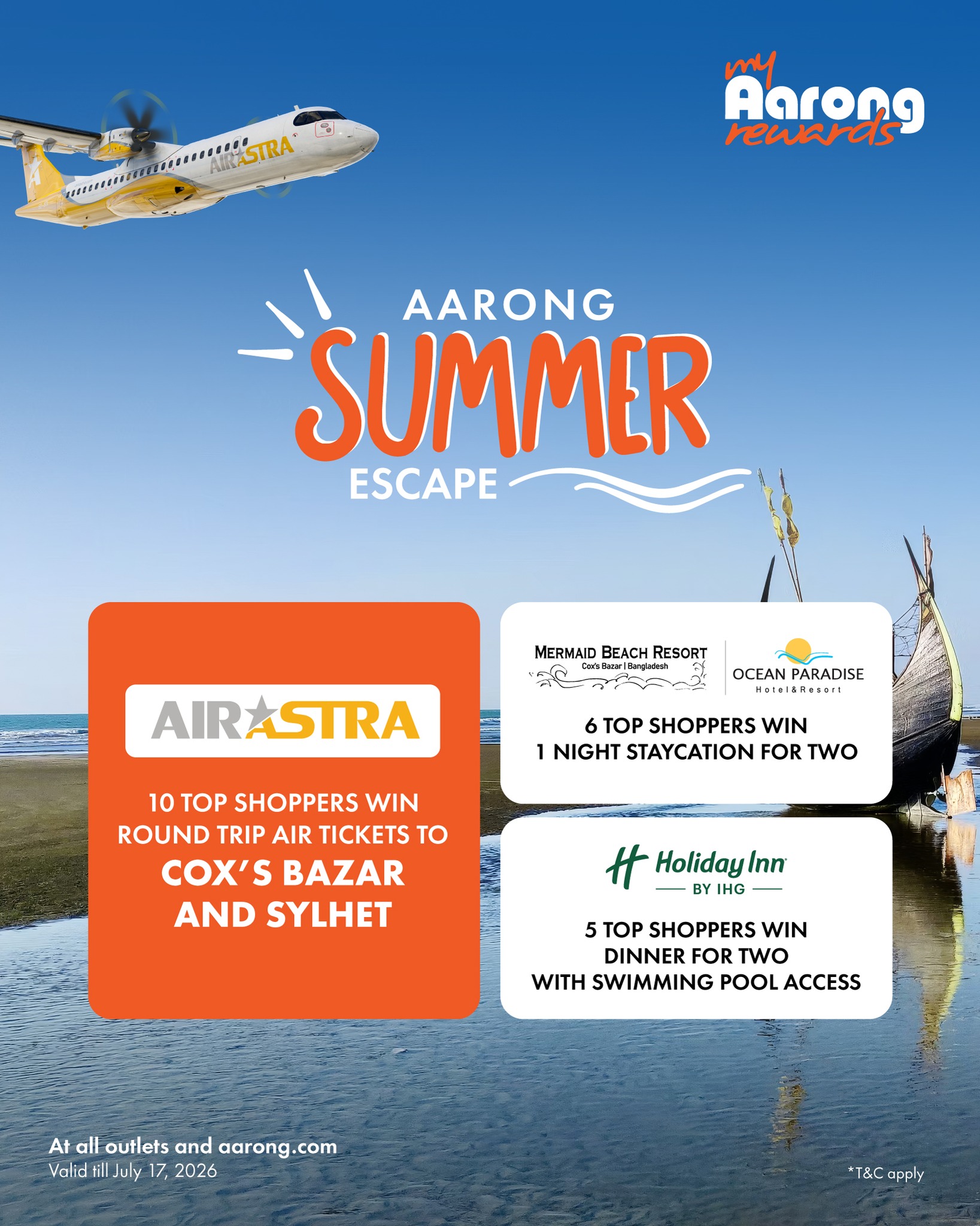 Aarong Facebook ad: Aarong Summer Escape campaign is here!