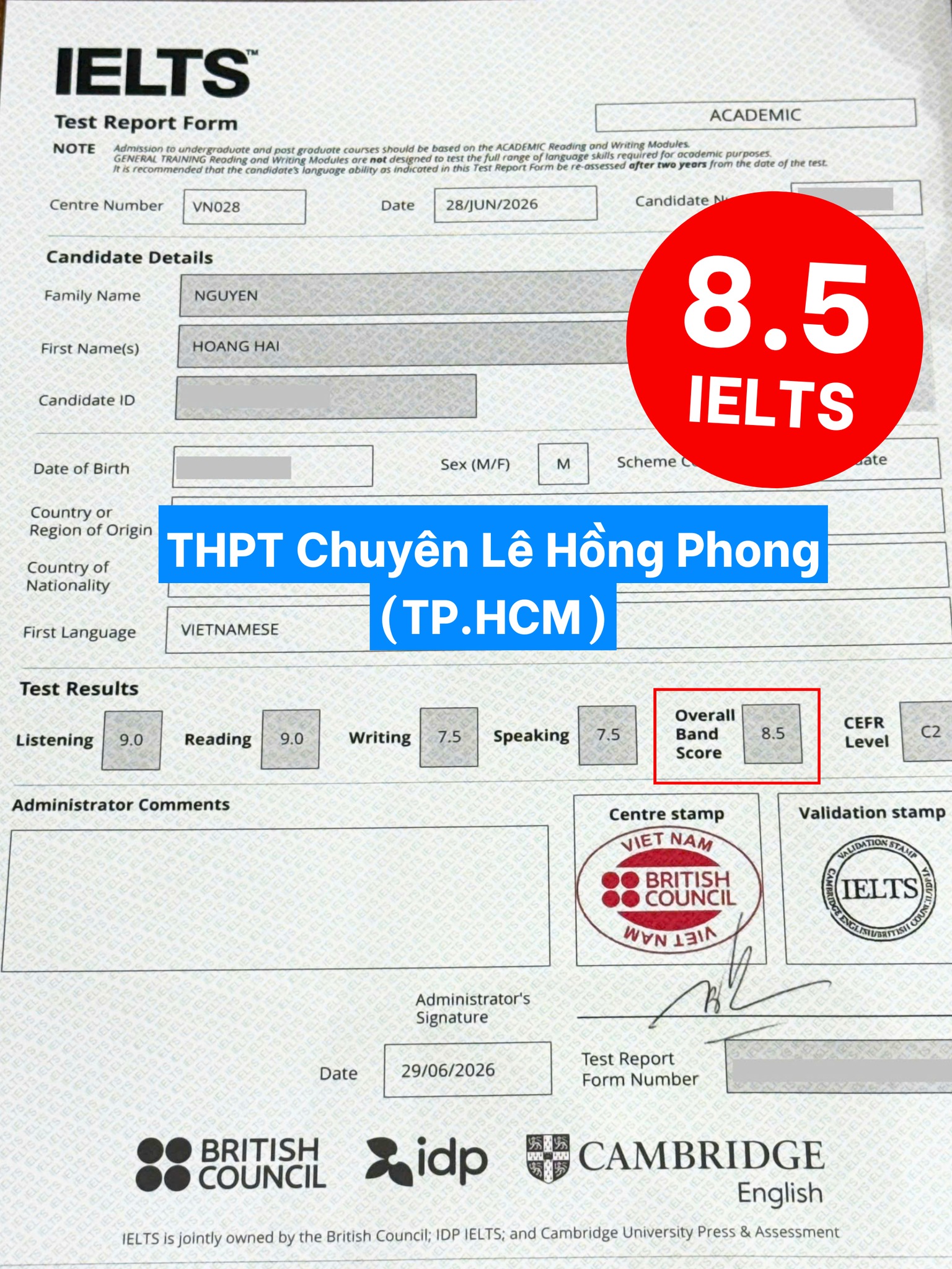 DOL English Facebook ad: CẢNH BÁO CÓ FLEX