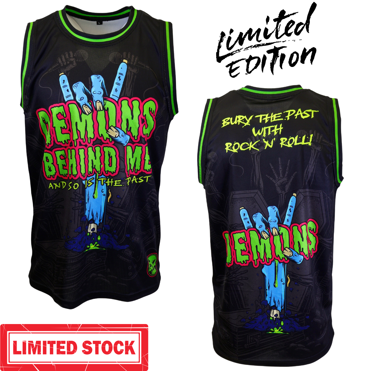 Demons Behind Me Inspirational Clothing & Apparel Facebook ad