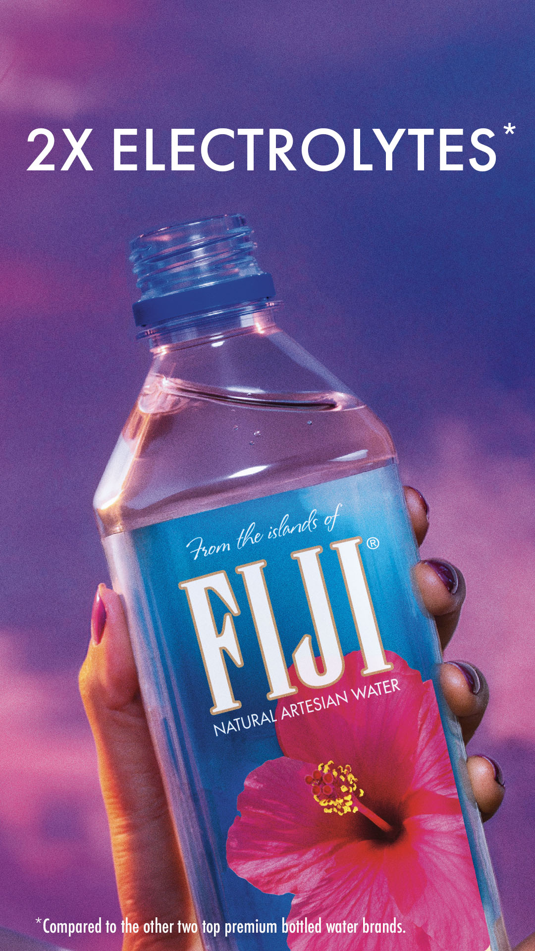 FIJI Water Facebook ad