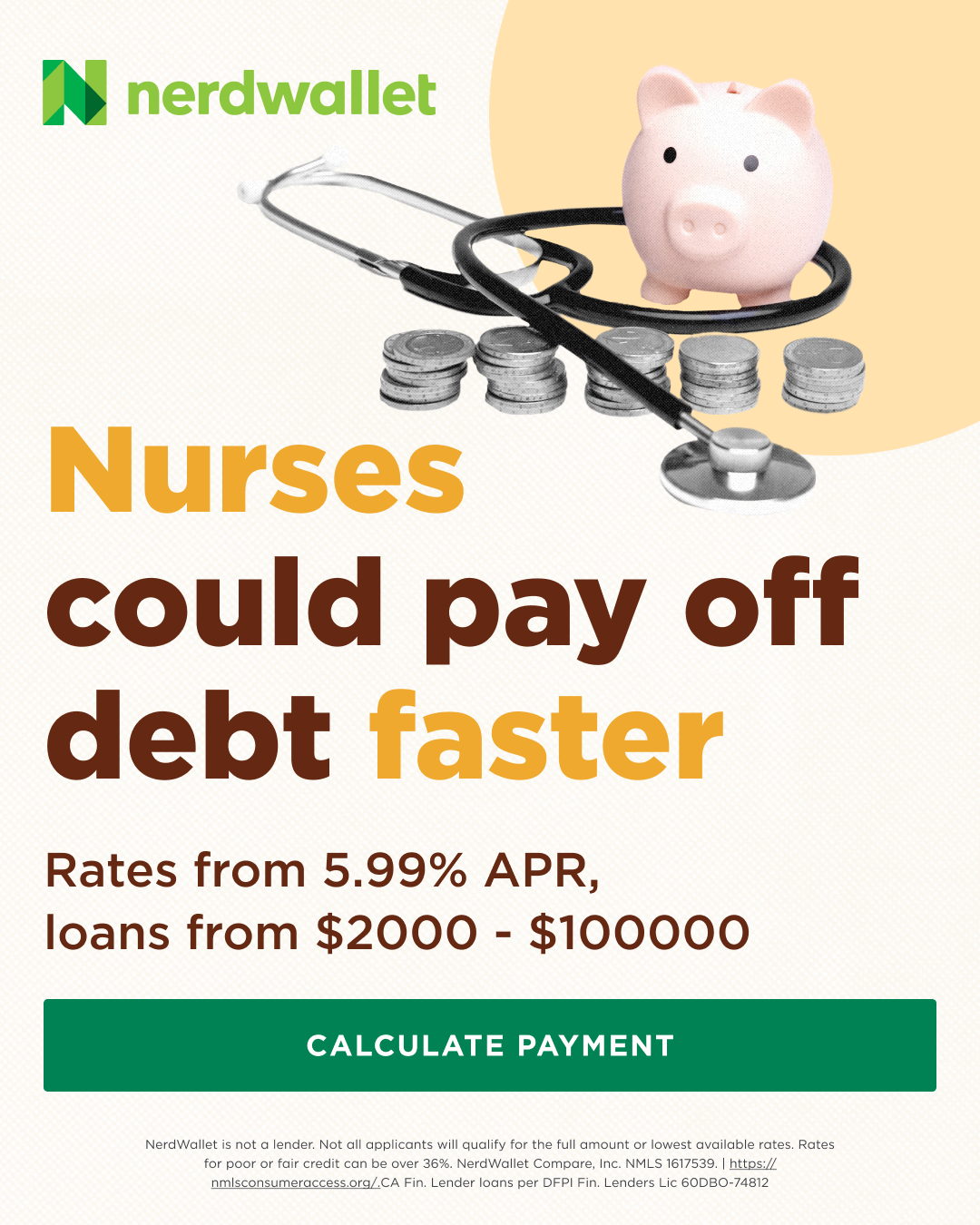 NerdWallet Facebook ad