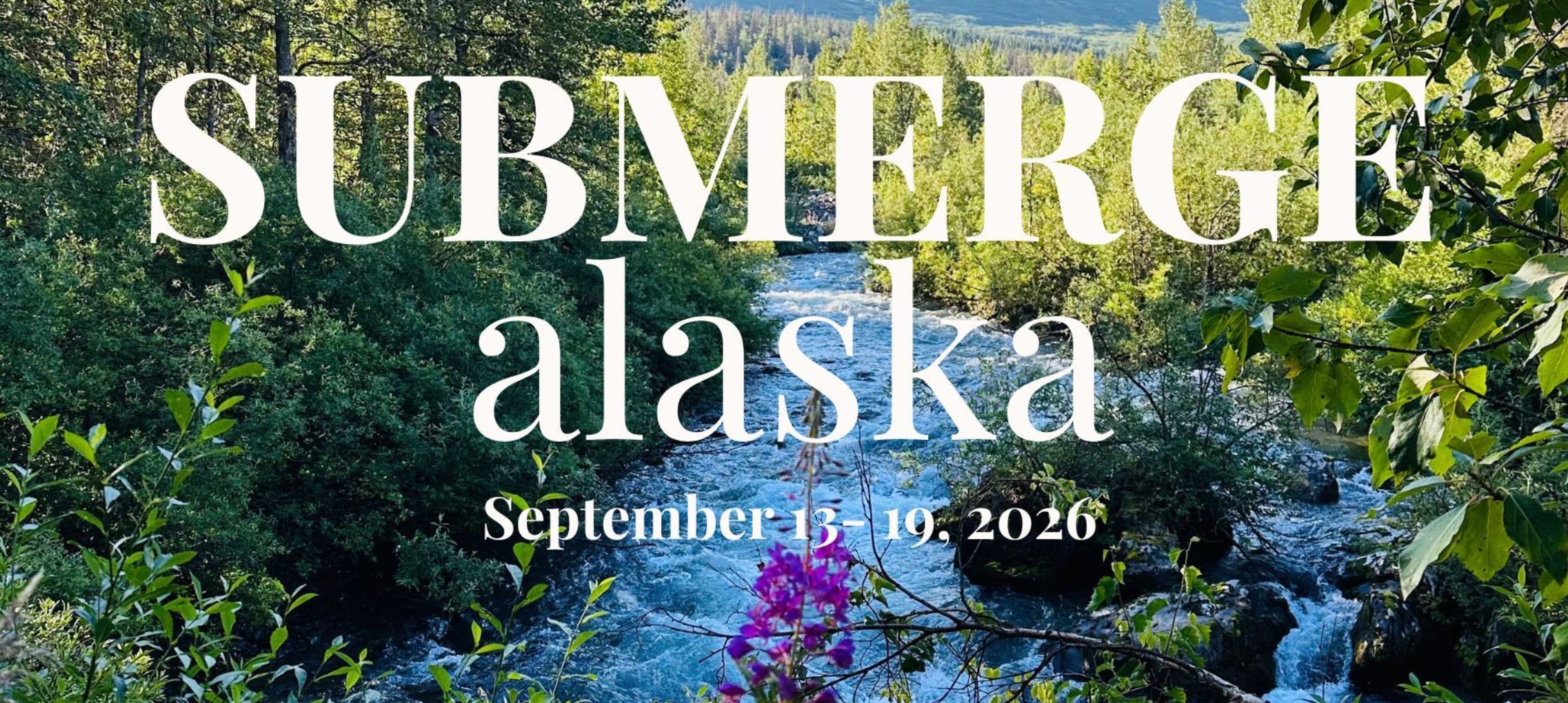 The Collective - Center for The Healing Arts Facebook ad: Submerge: Alaska 2026 Retreat