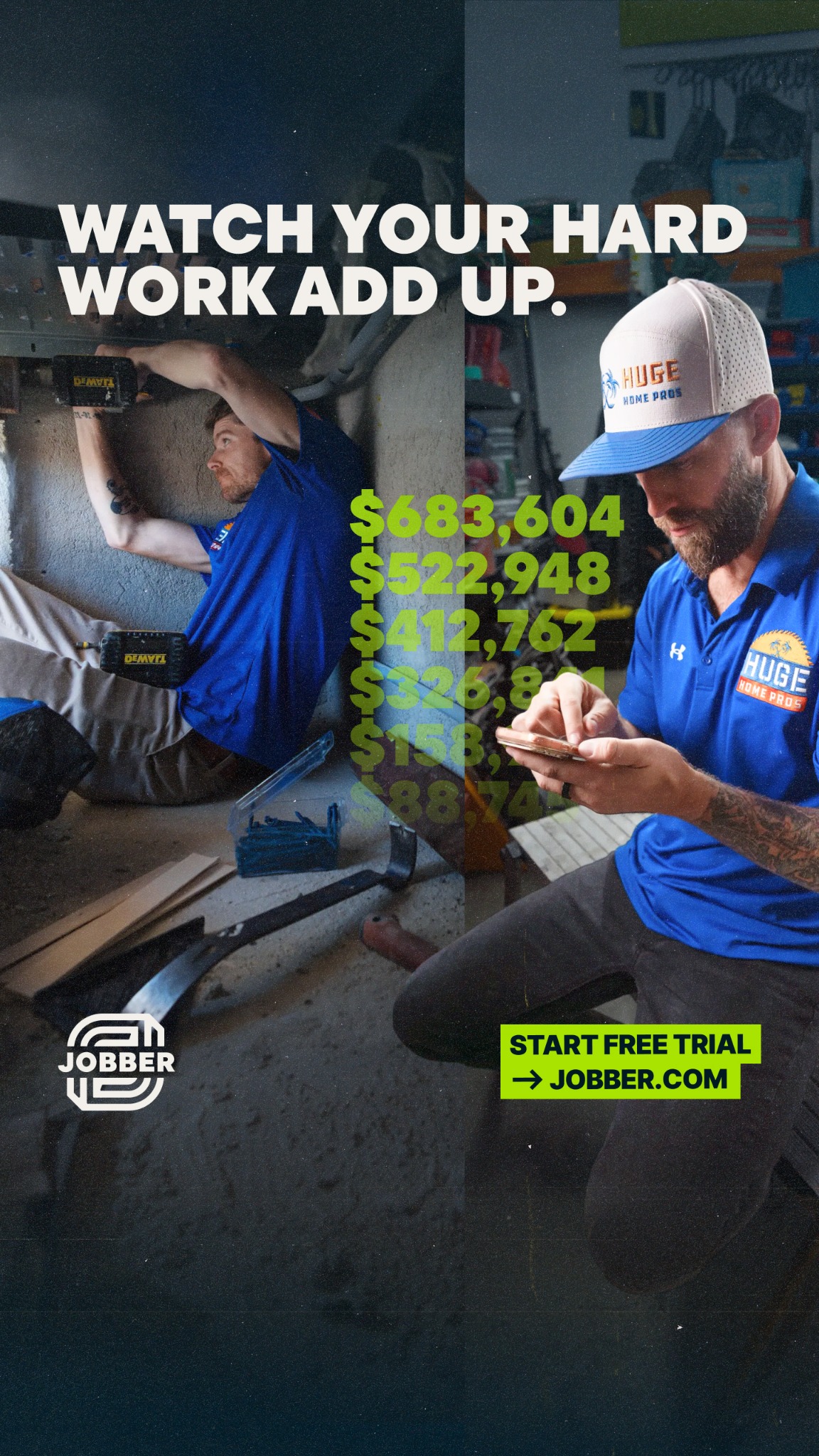 Jobber Facebook ad: You'll check it every day