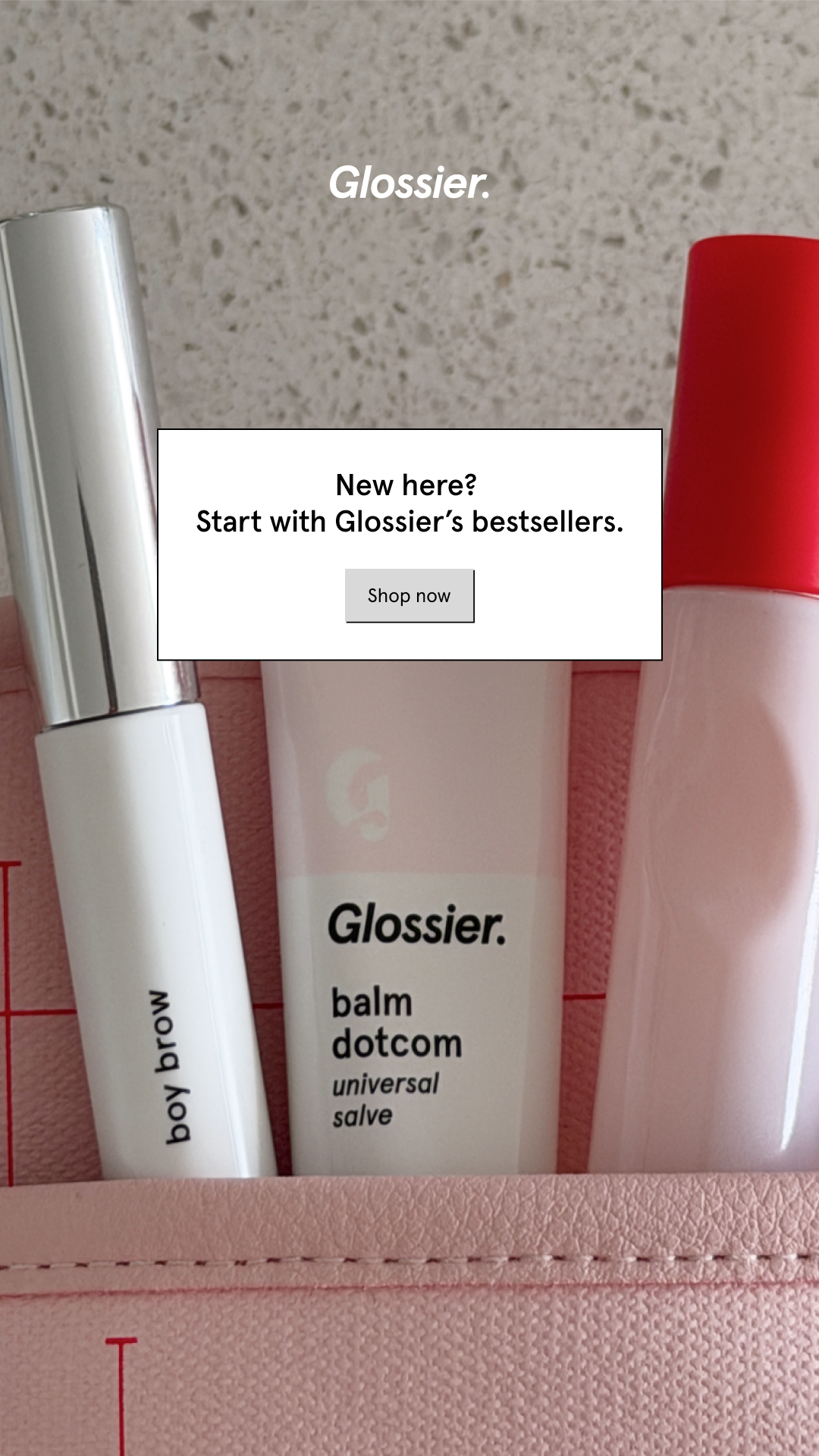 Glossier Facebook ad