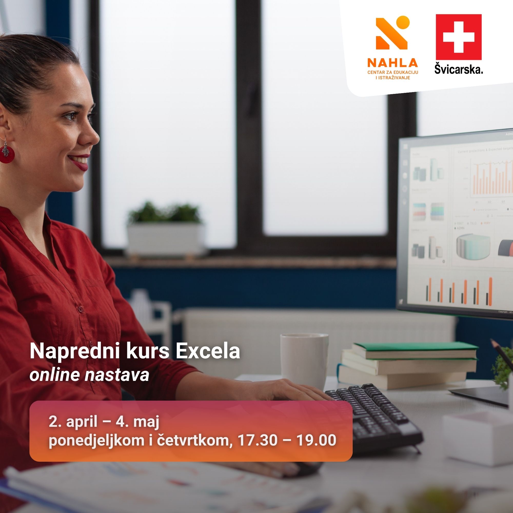 CEI NAHLA Facebook ad: Napredni kurs Excela - online nastava - Centar za…