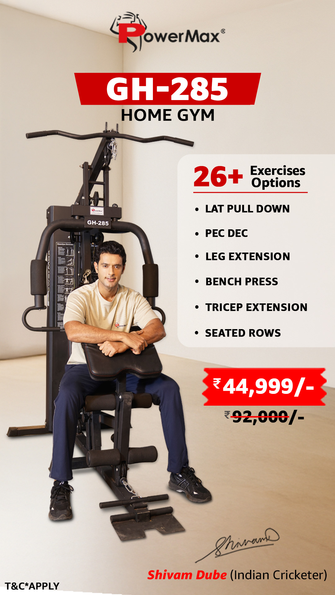 Powermax Fitness Facebook ad