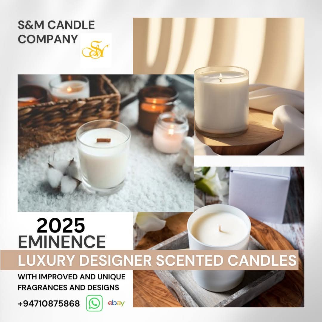 S & M Candle Company Facebook ad from Sep 15, 2025