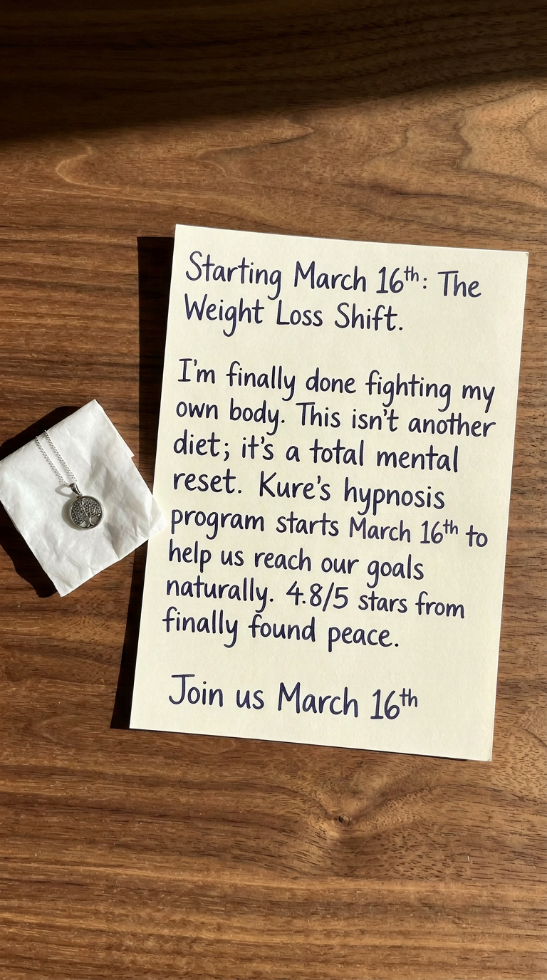 Kure: Weight Loss Hypnotherapy Facebook ad