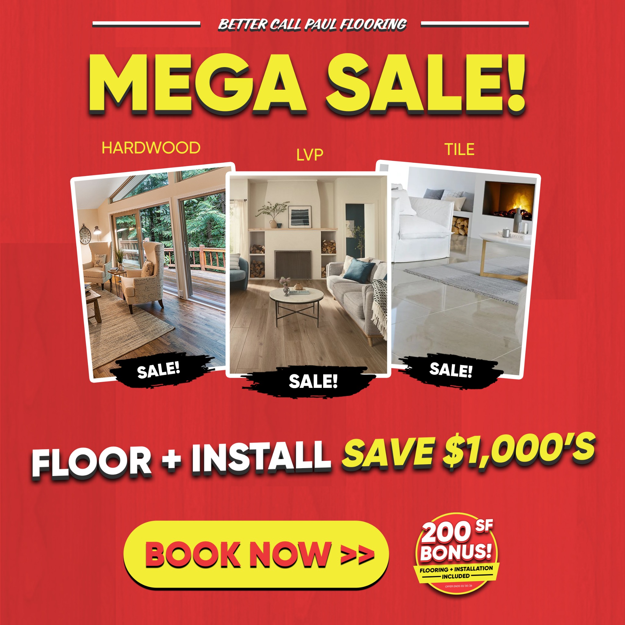 Better Call Paul Flooring Co Facebook ad