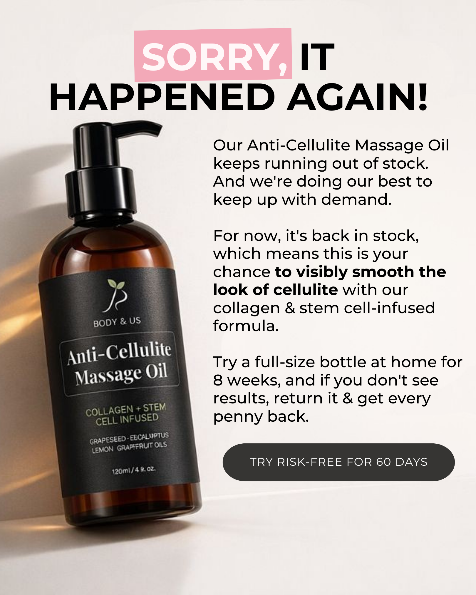 Body & Us Facebook ad