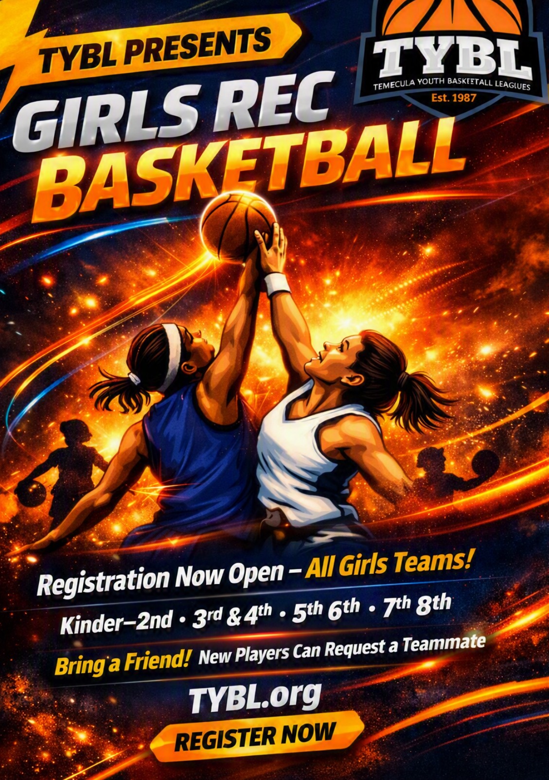 Temecula Youth Basketball Leagues Facebook ad