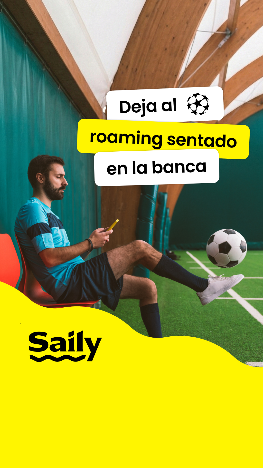Saily Facebook ad
