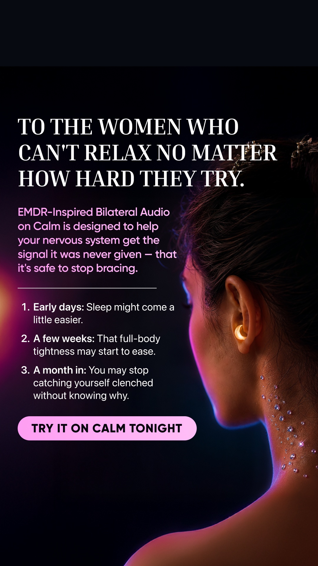 Calm Facebook ad