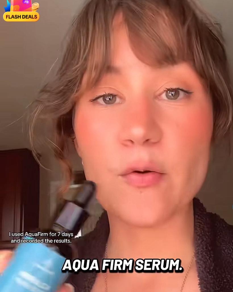 AquaTheory Premium Skincare Facebook ad: AquaFirm Peptide Serum (All Skin)