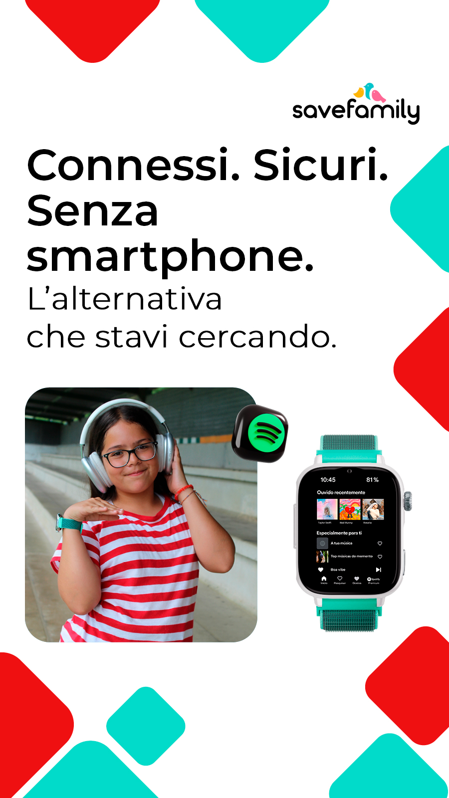 SaveFamily, tecnologia sicura per bambini Facebook ad from Jun 8, 2026