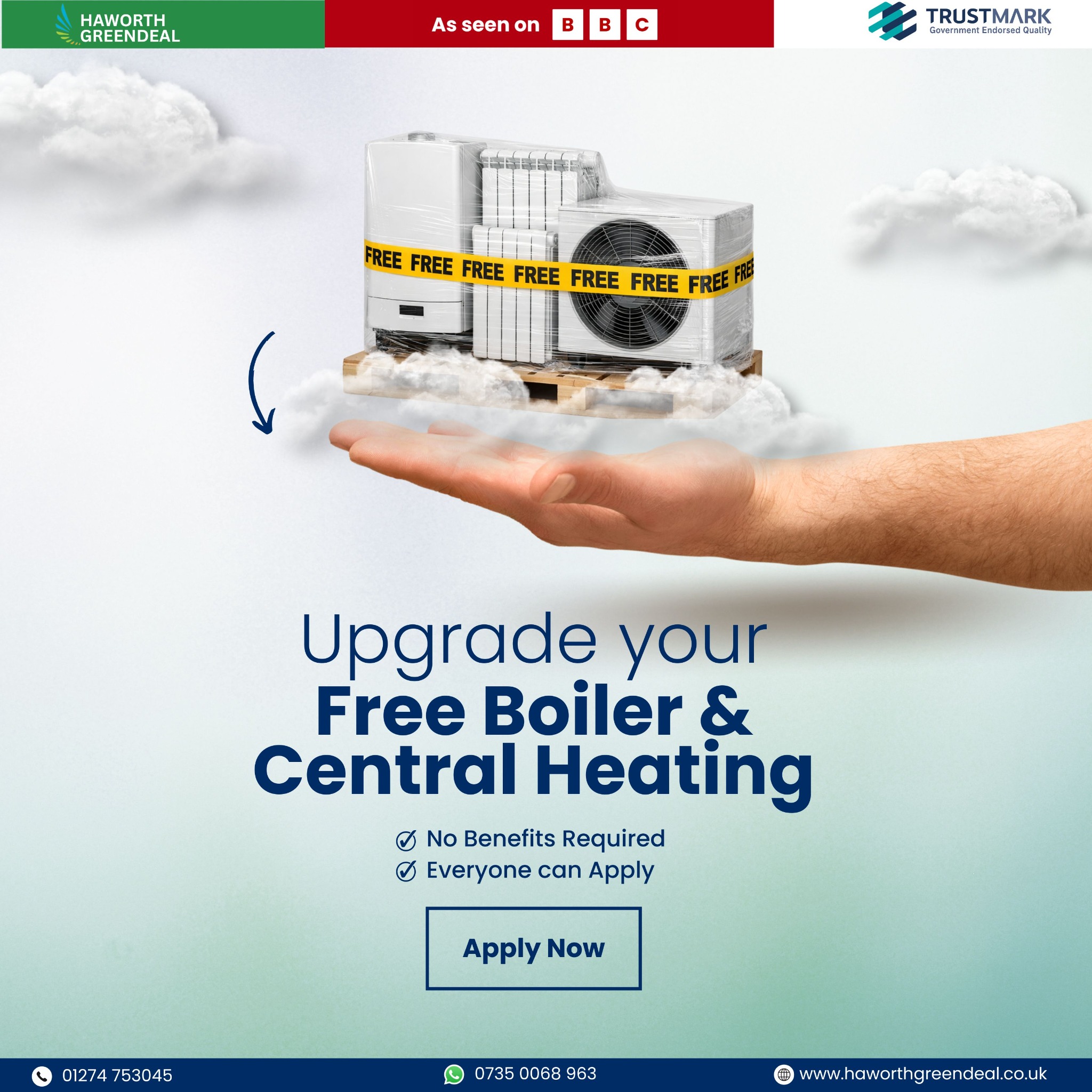 Haworth Greendeal Ltd Facebook ad from May 11, 2026